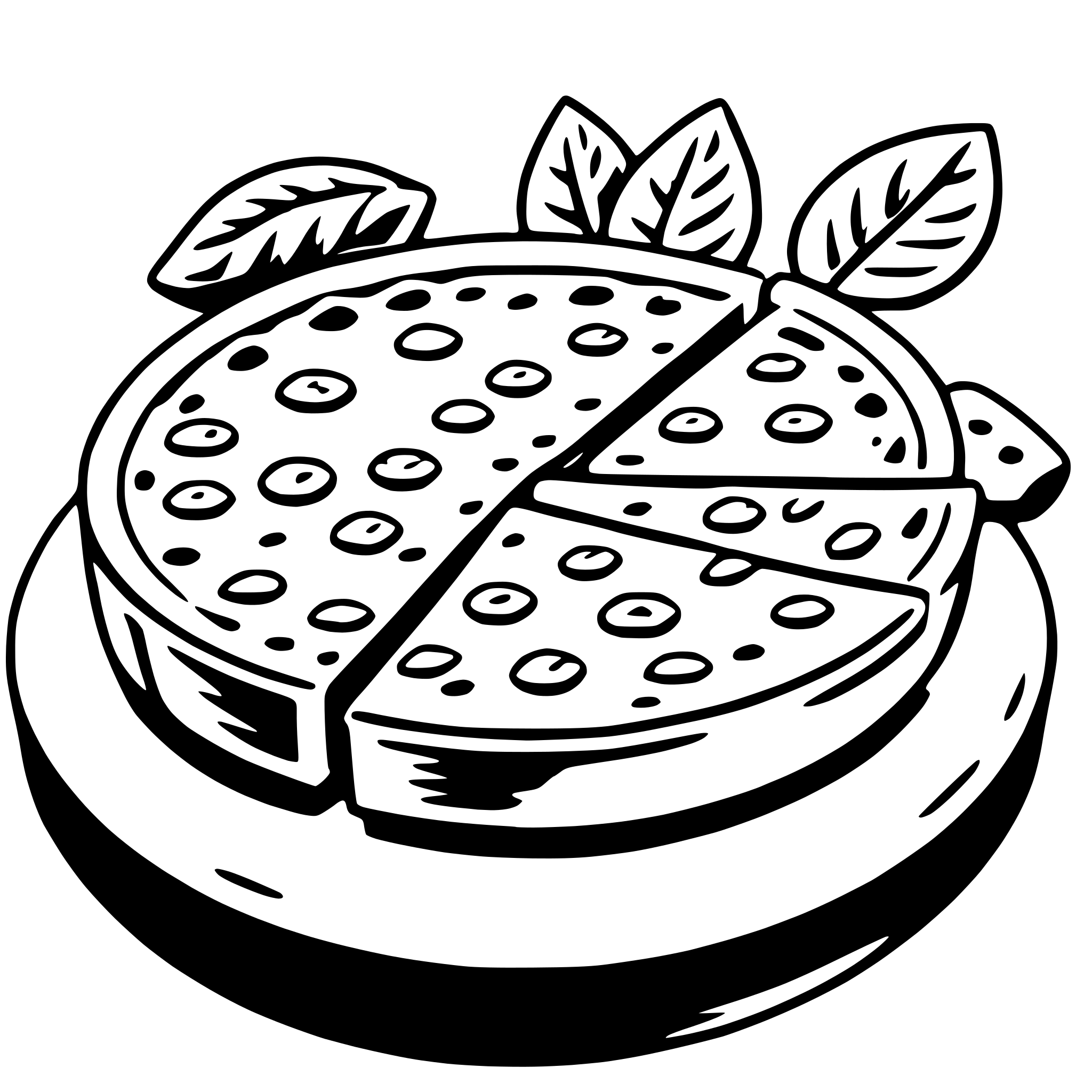 AI-generated SVG of 'frittata'