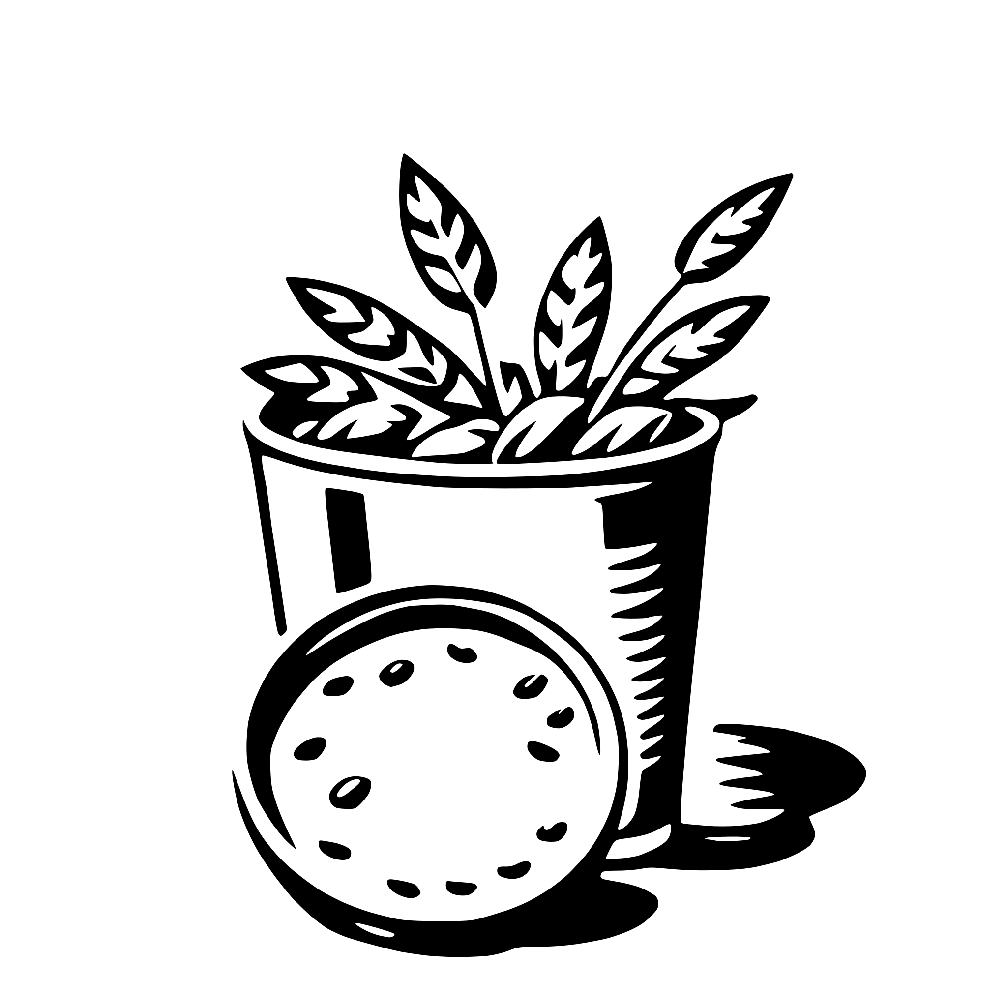 AI-generated SVG of a oats