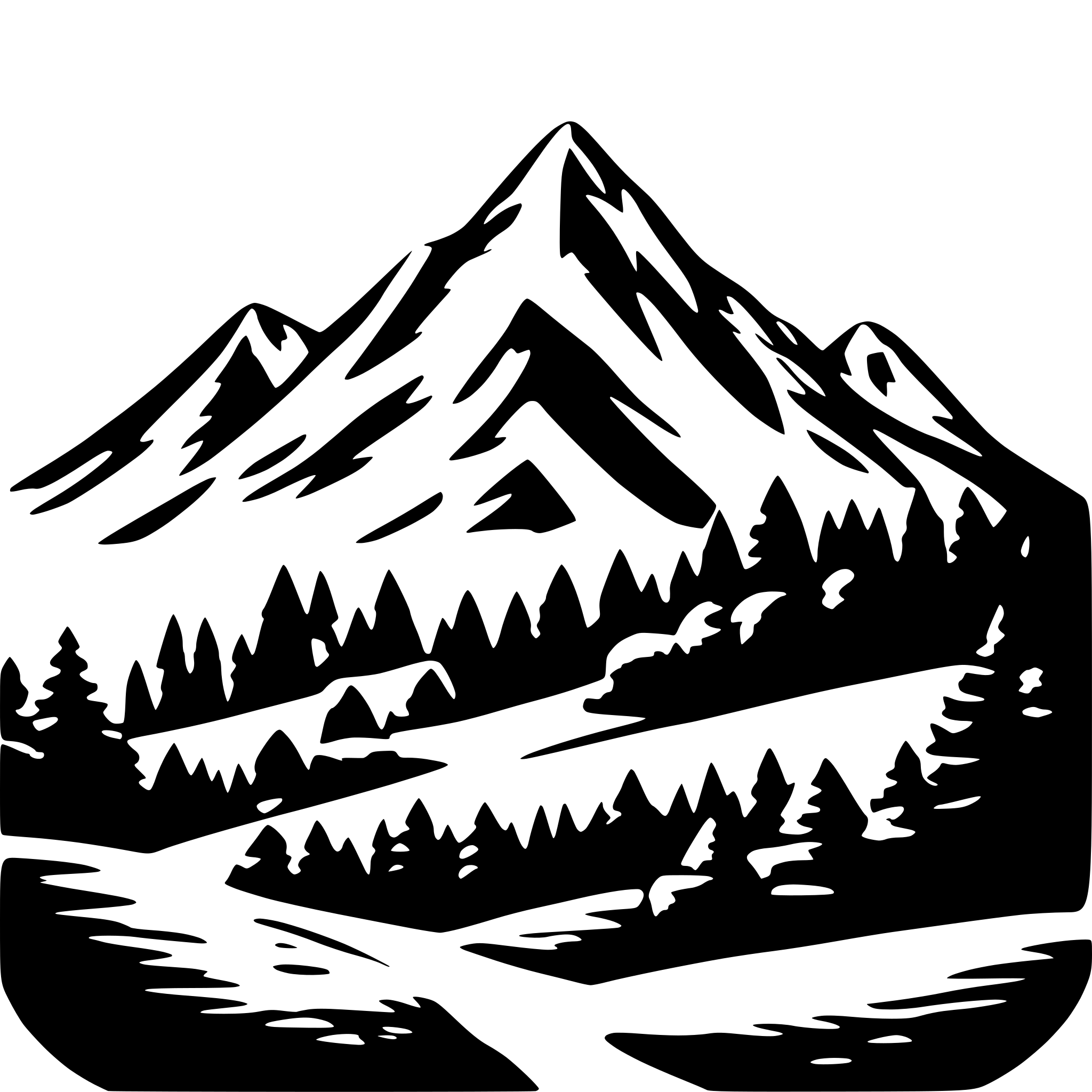 AI-generated SVG of 'gebirge'