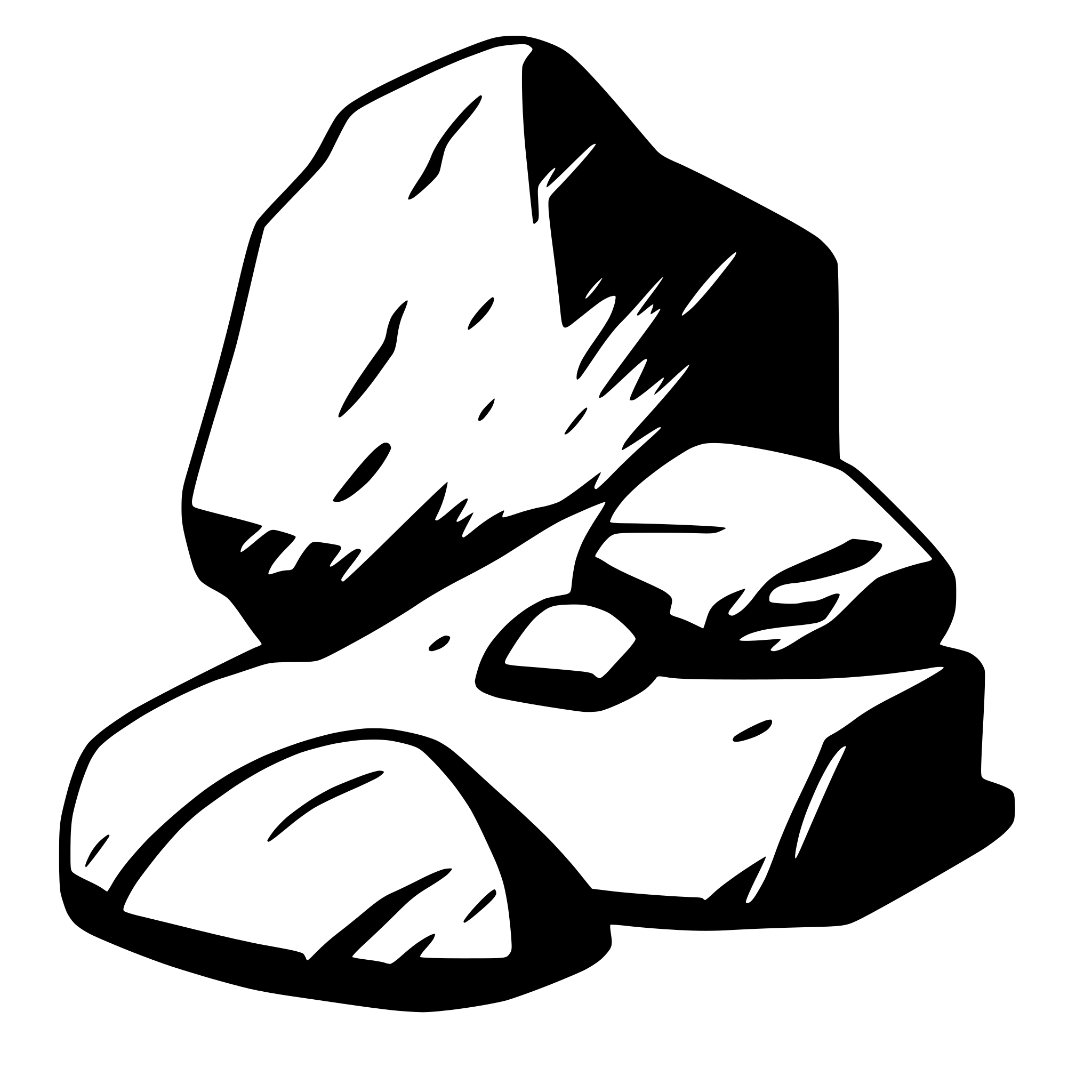 AI-generated SVG of 'stone'