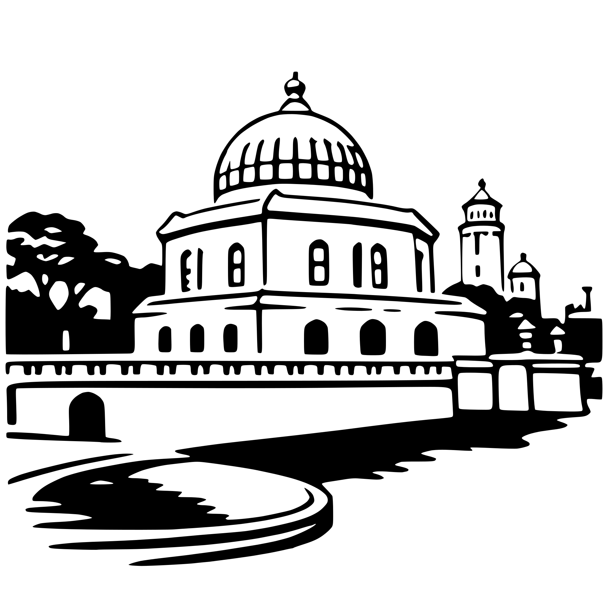 AI-generated SVG of 'chiang kai-shek memorial hall'