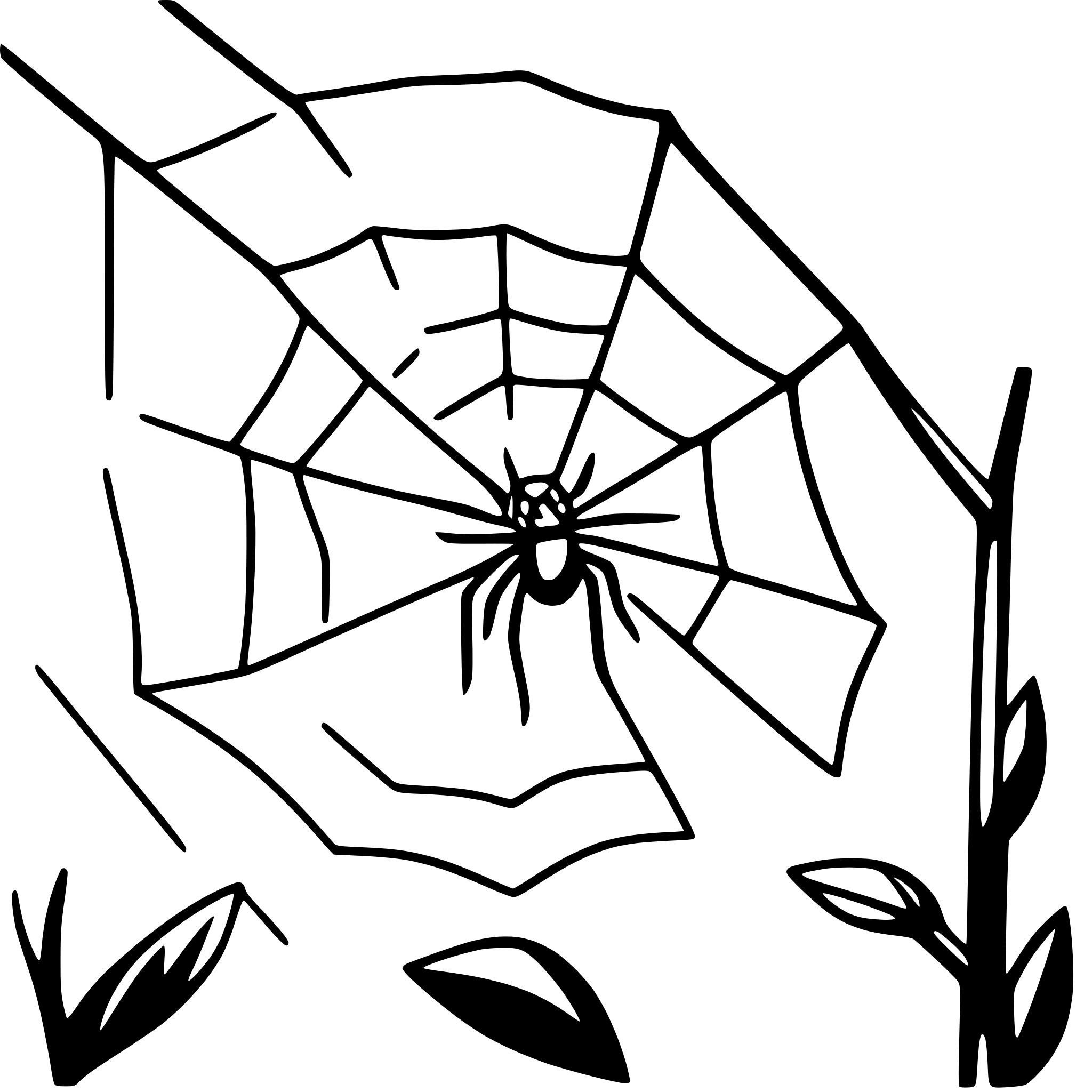 AI-generated SVG of 'spider web with dew drops'