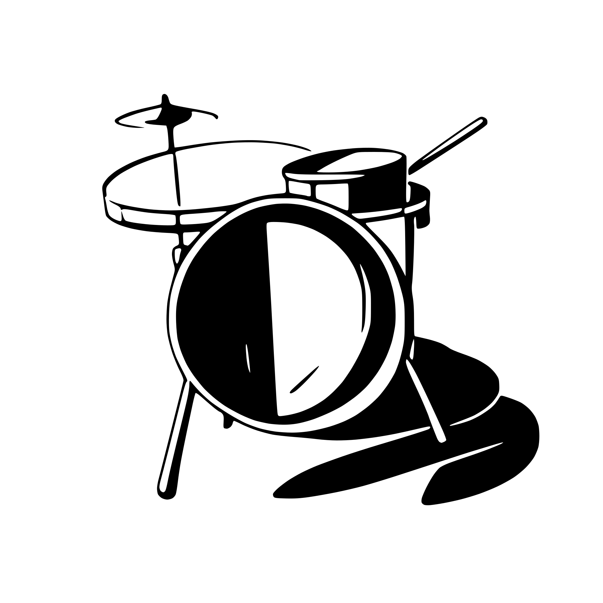 AI-generated SVG of 'drums'