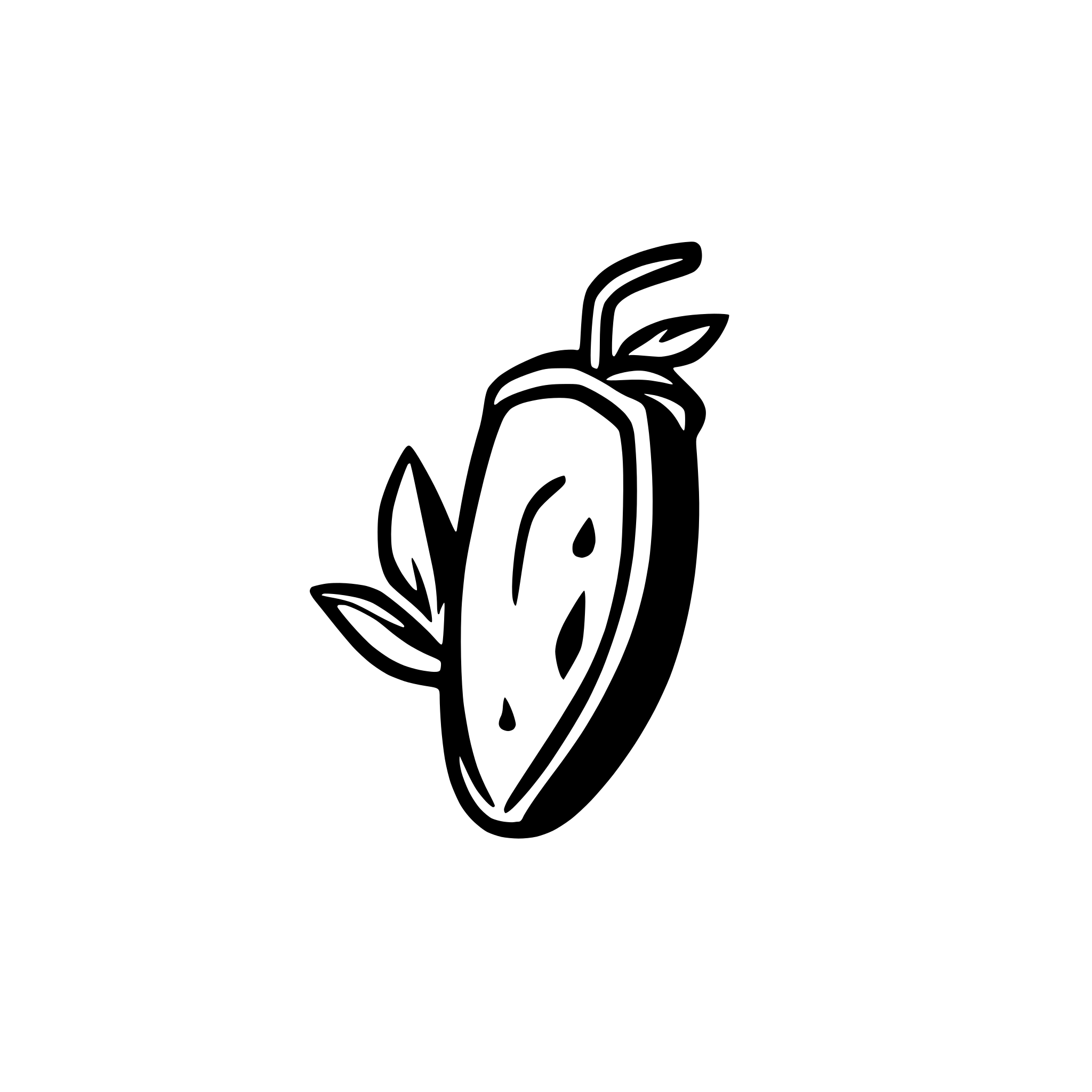 AI-generated SVG of 'A chili, minimalis.'
