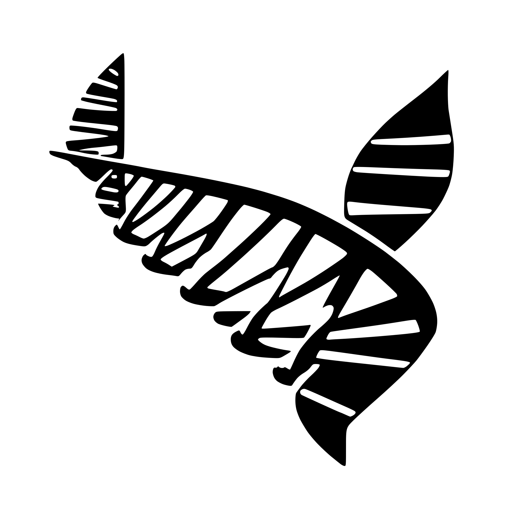 AI-generated SVG of 'A DNA strand'