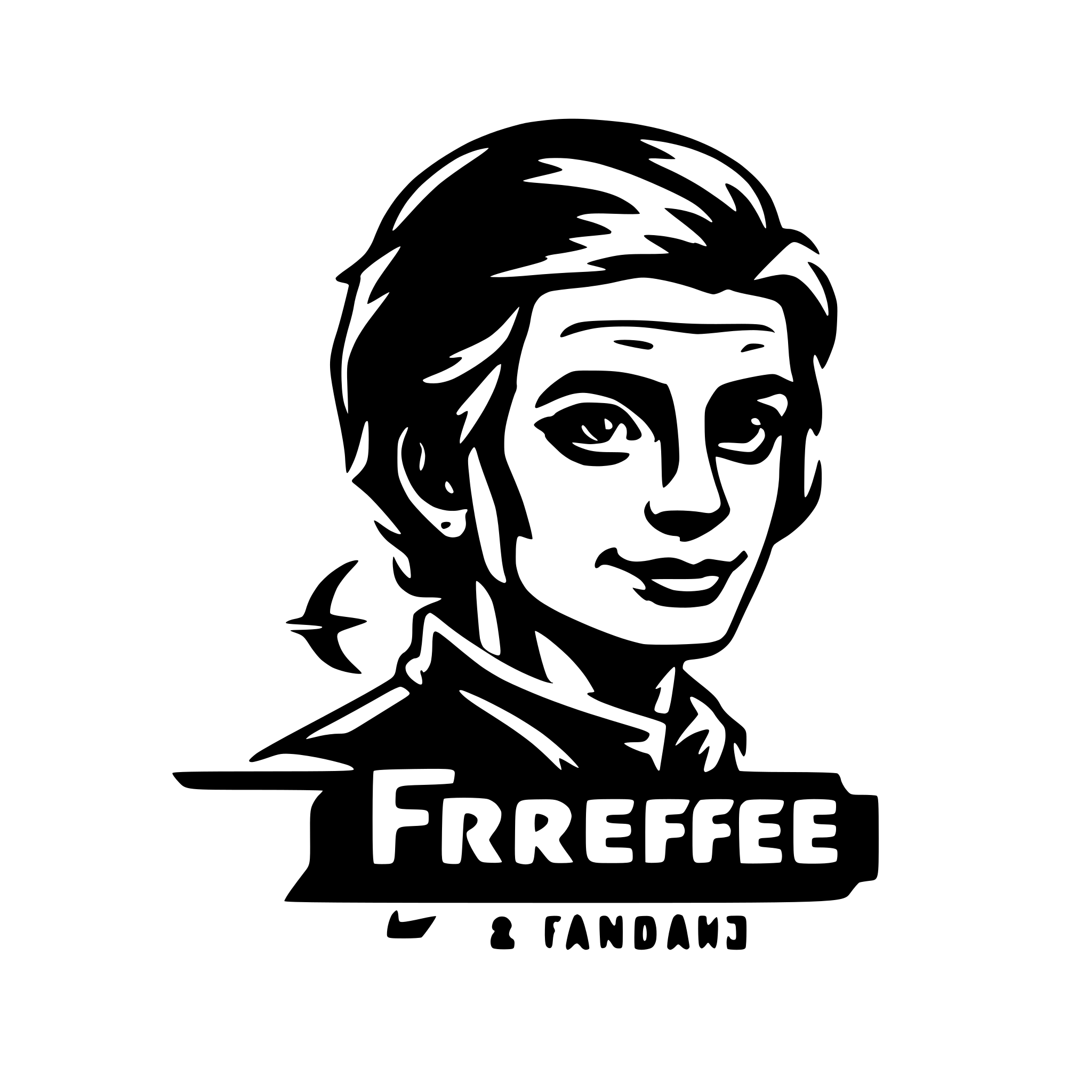 AI-generated SVG of a a logo for a nickname frefre and some dev or geek feature AI-generated SVG of a a logo for a nickname frefre and some dev or geek feature