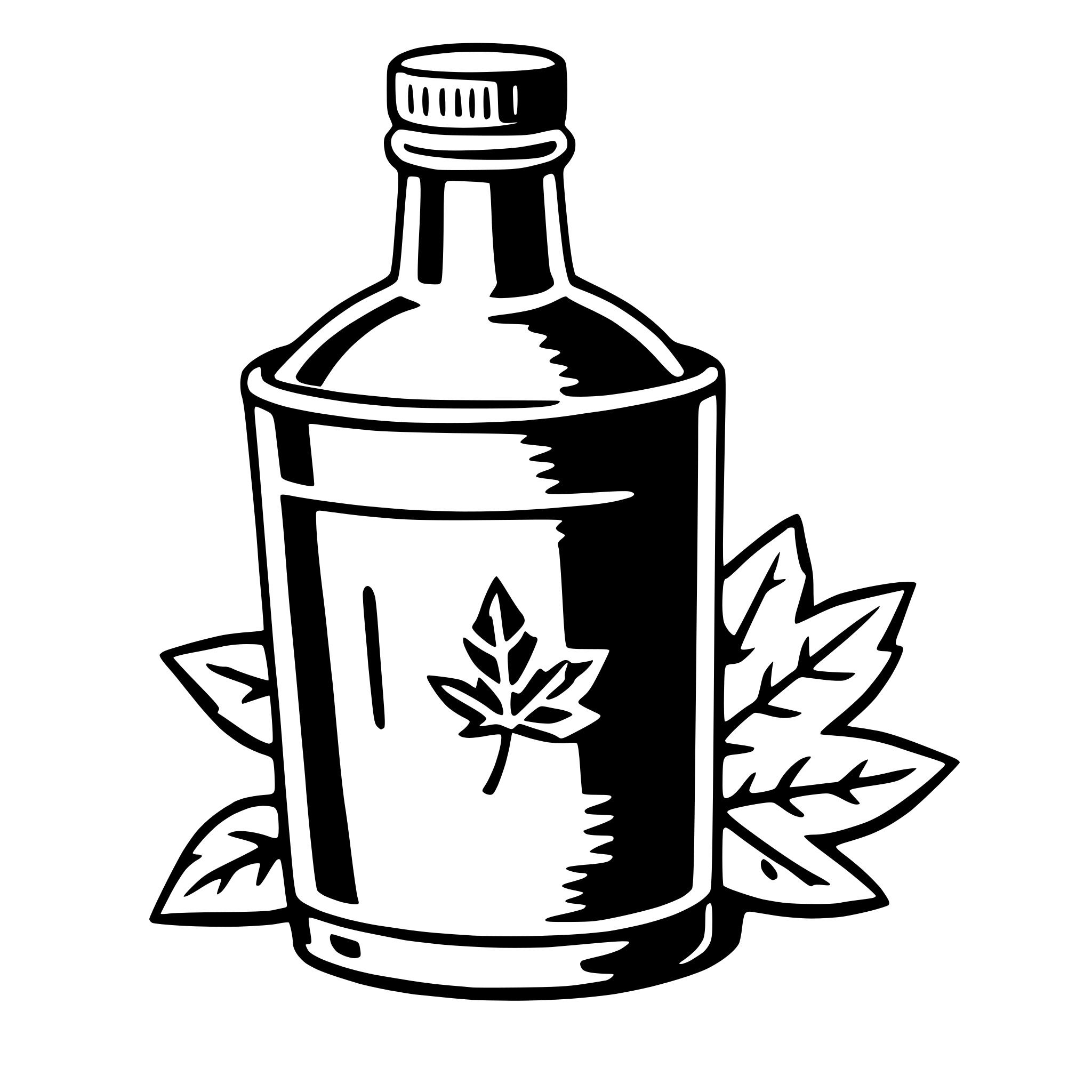 AI-generated SVG of a maple syrup
