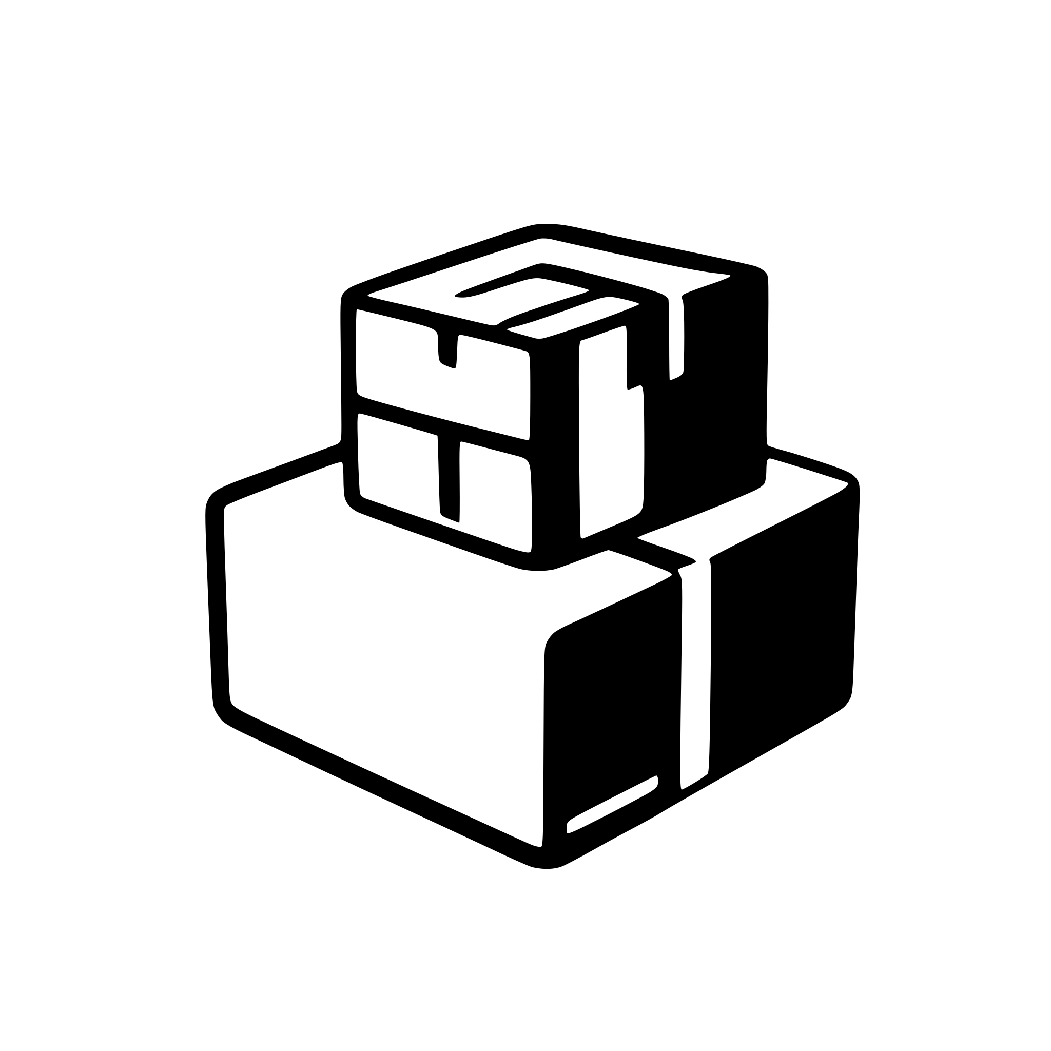 AI-generated SVG of 'boxes in inventory shelf'