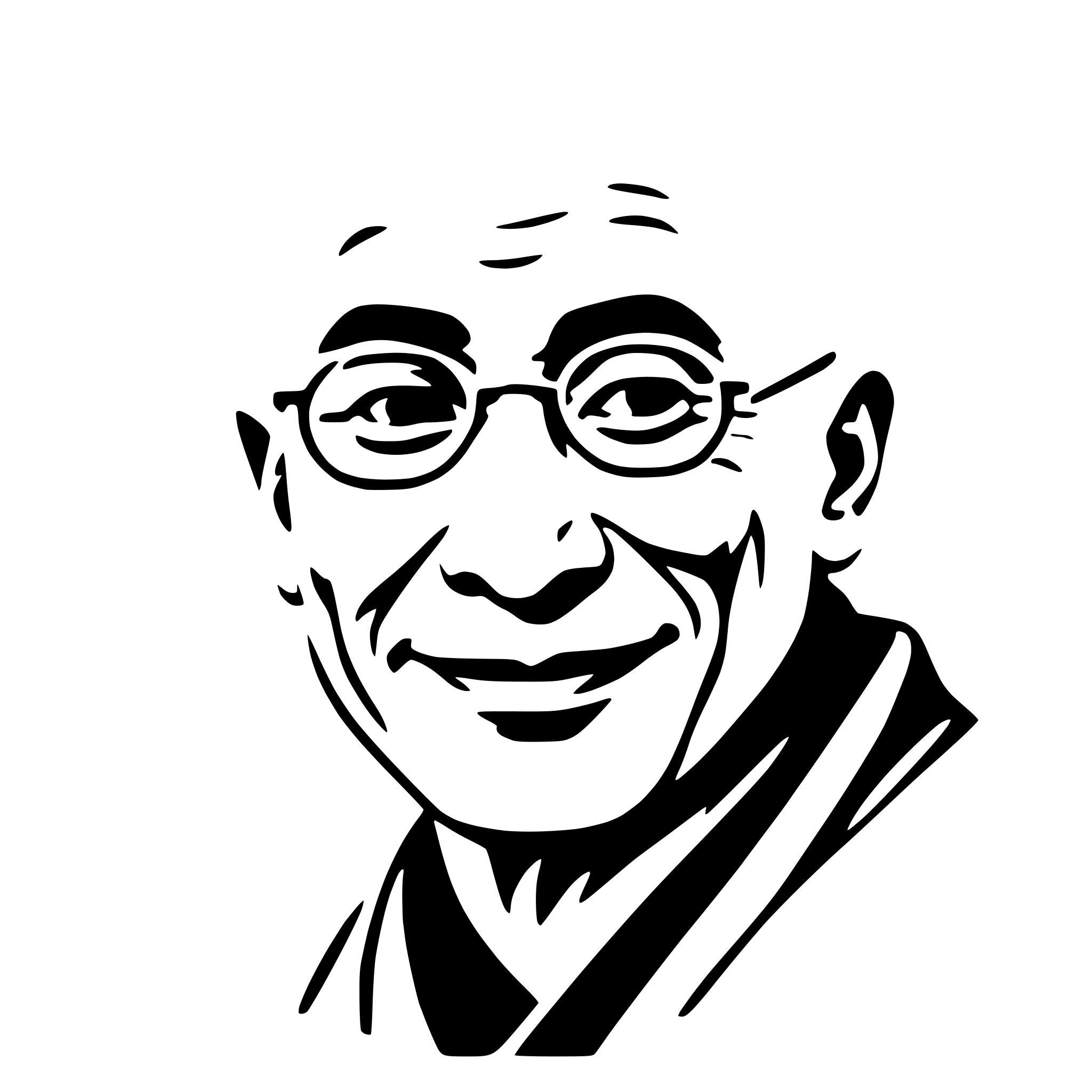 AI-generated SVG of a dalai lama