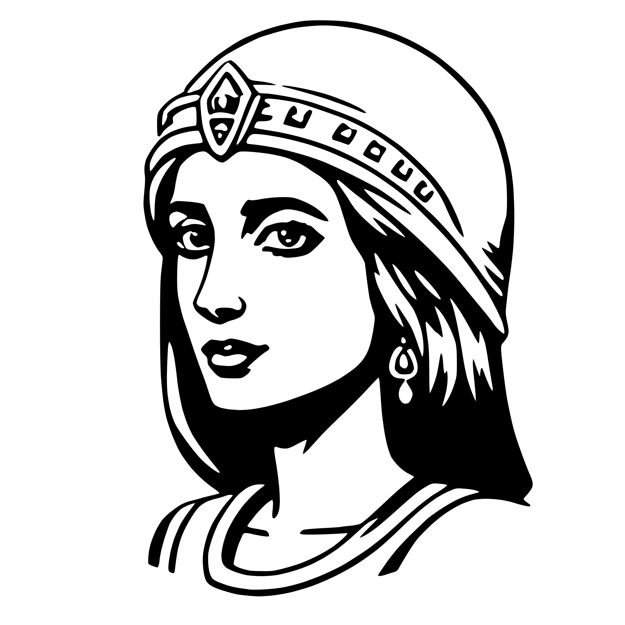 AI-generated SVG of a hera