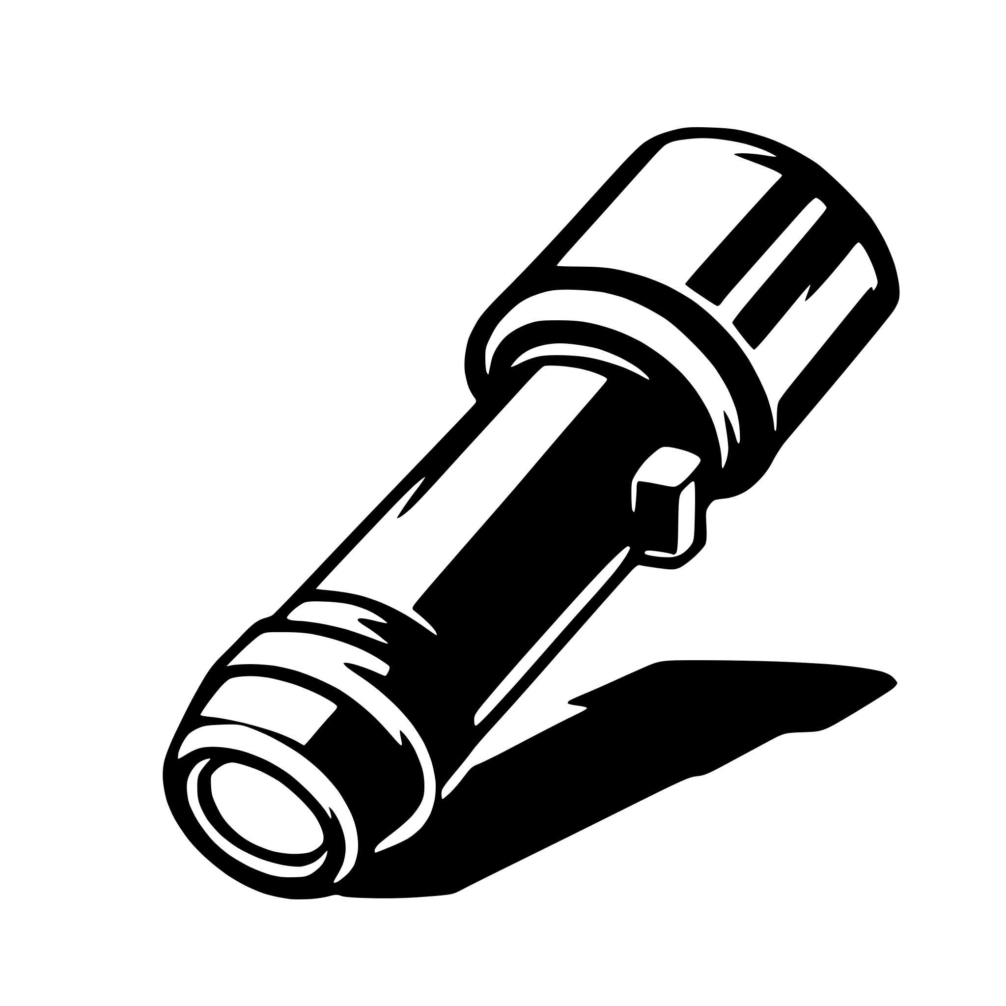 AI-generated SVG of 'flashlight'