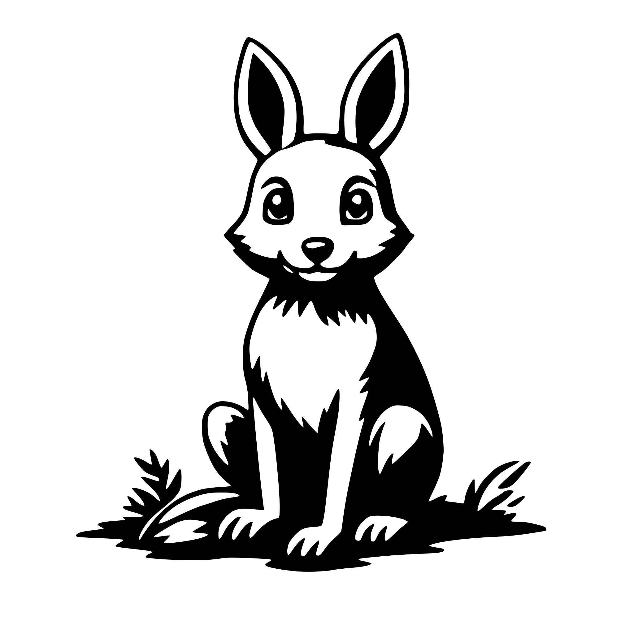 AI-generated SVG of 'woodland creature'
