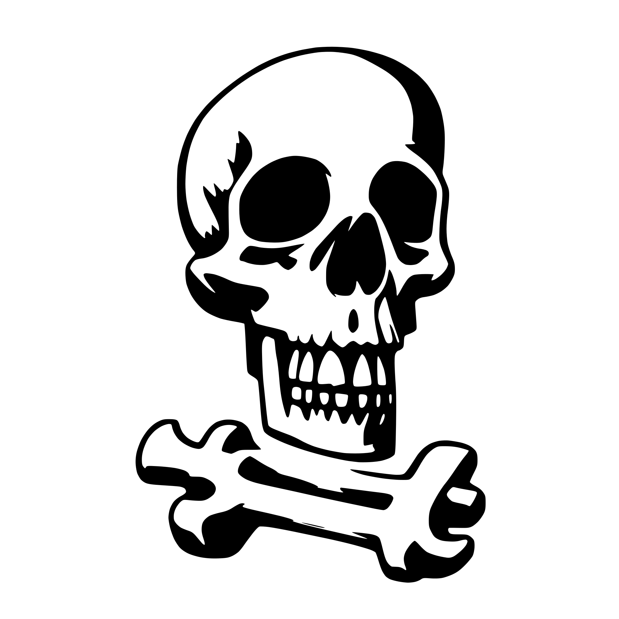 AI-generated SVG of 'bone'