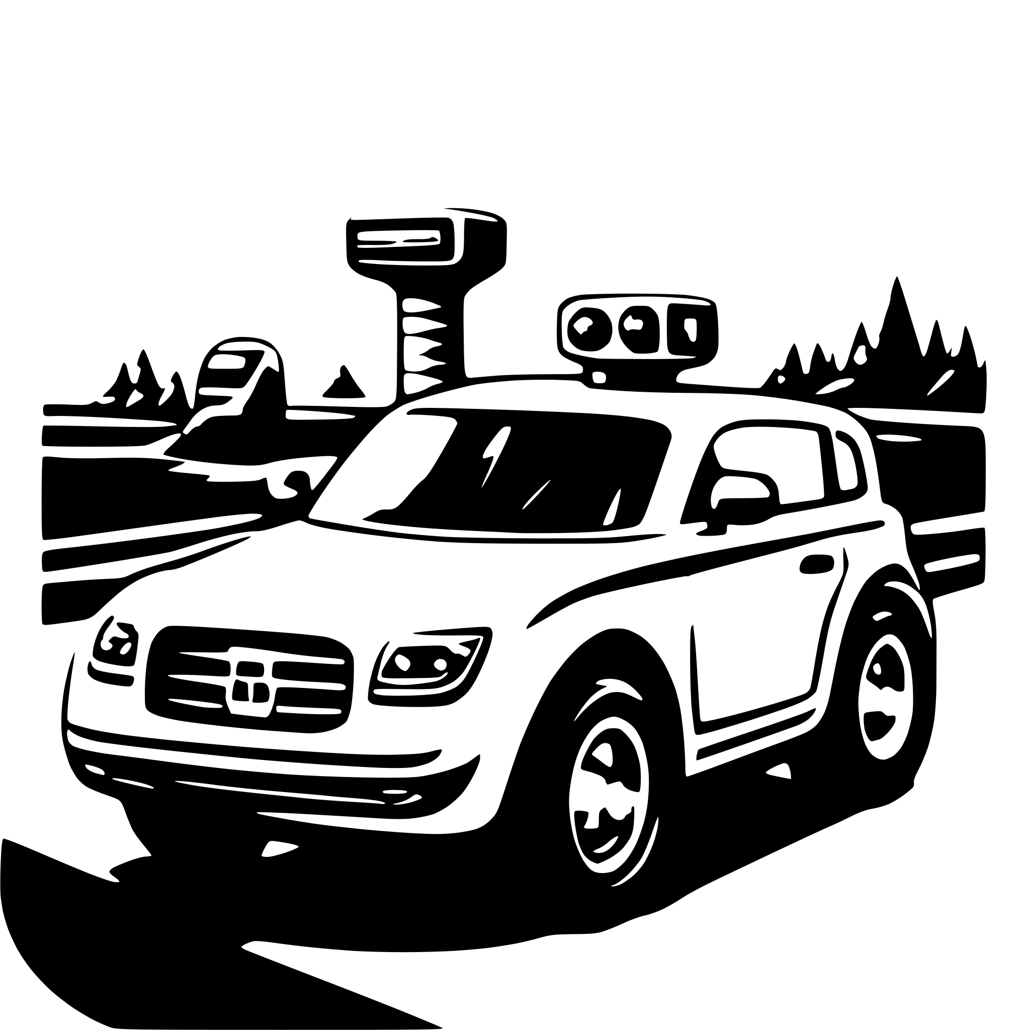 AI-generated SVG of a Self driving car