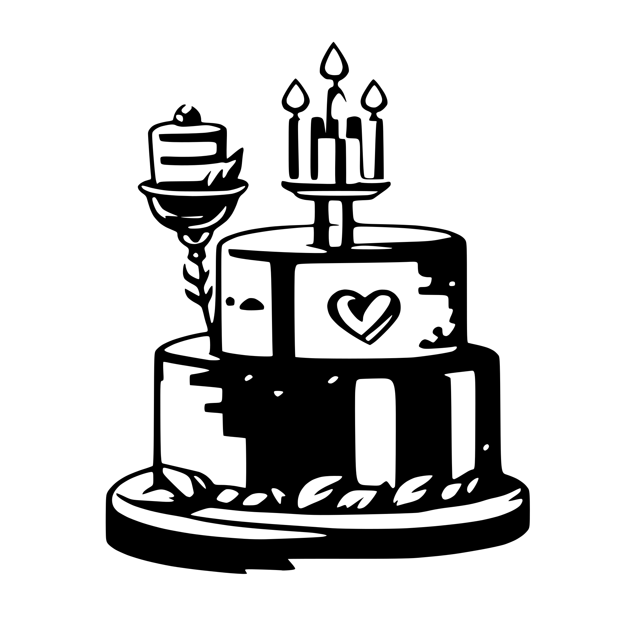 AI-generated SVG of 'anniversary'