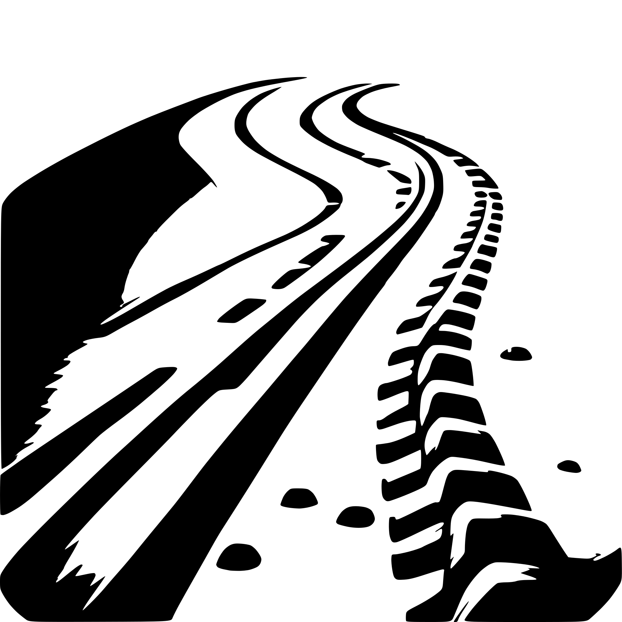 AI-generated SVG of a tire tracks
