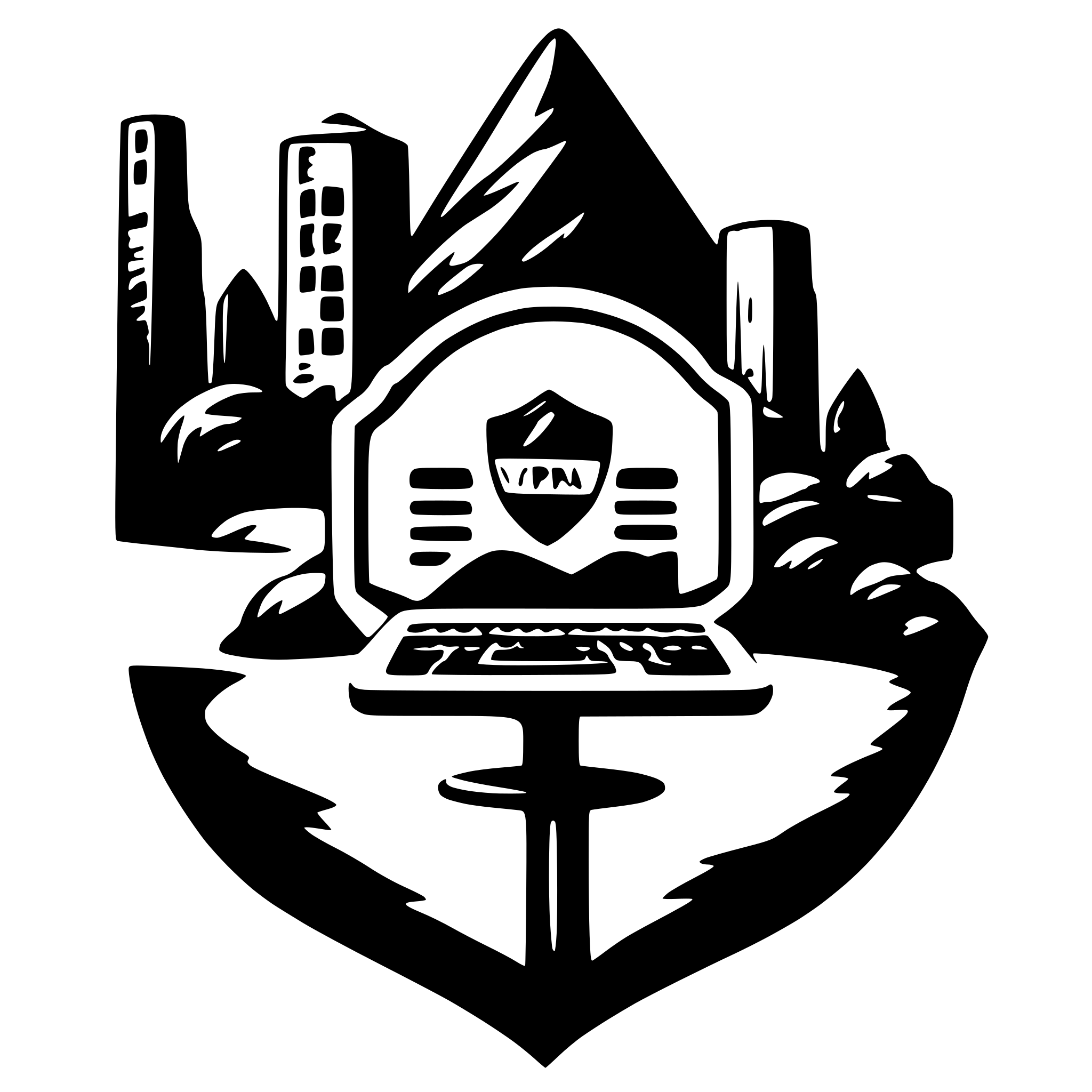 AI-generated SVG of 'vpn'