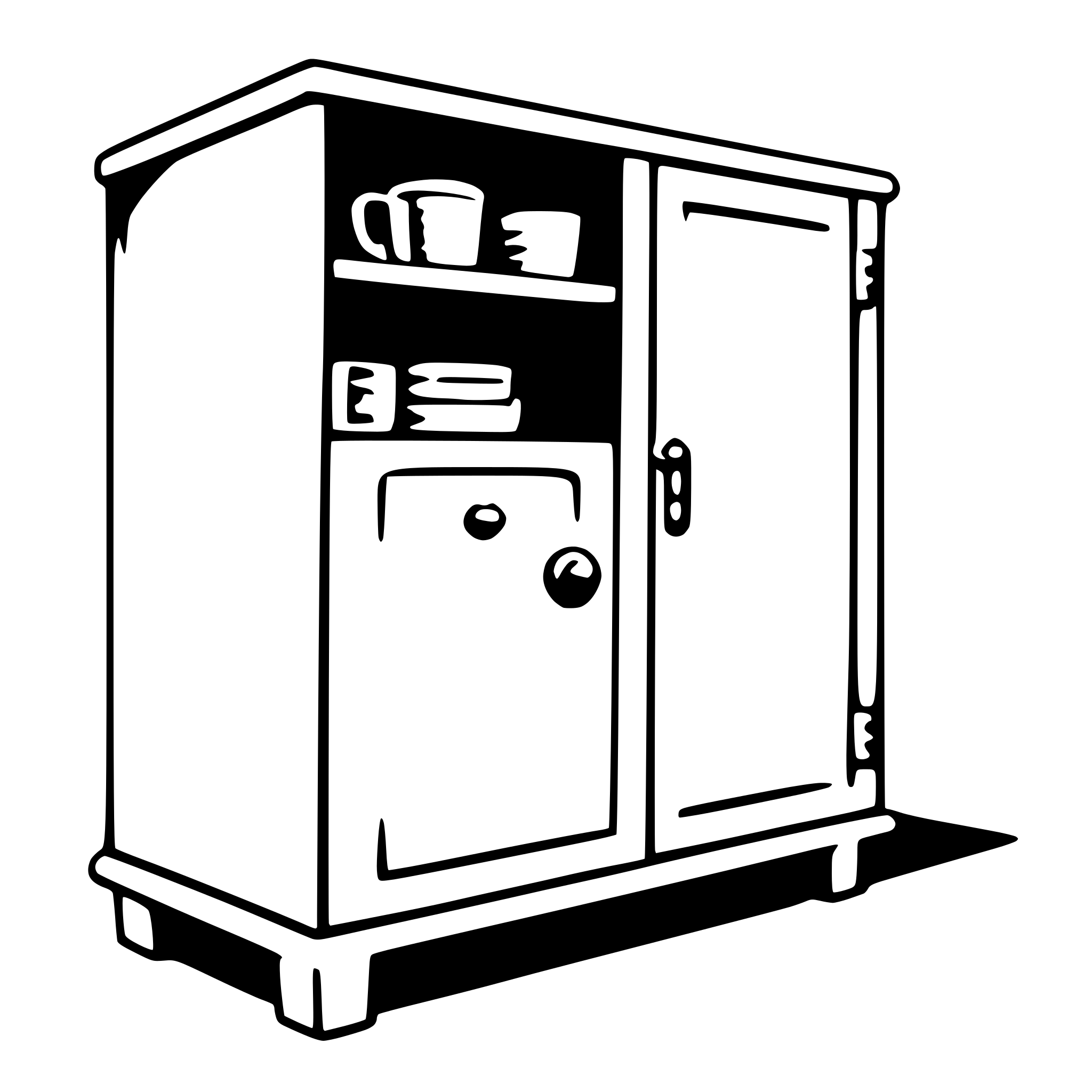 AI-generated SVG of a cabinet