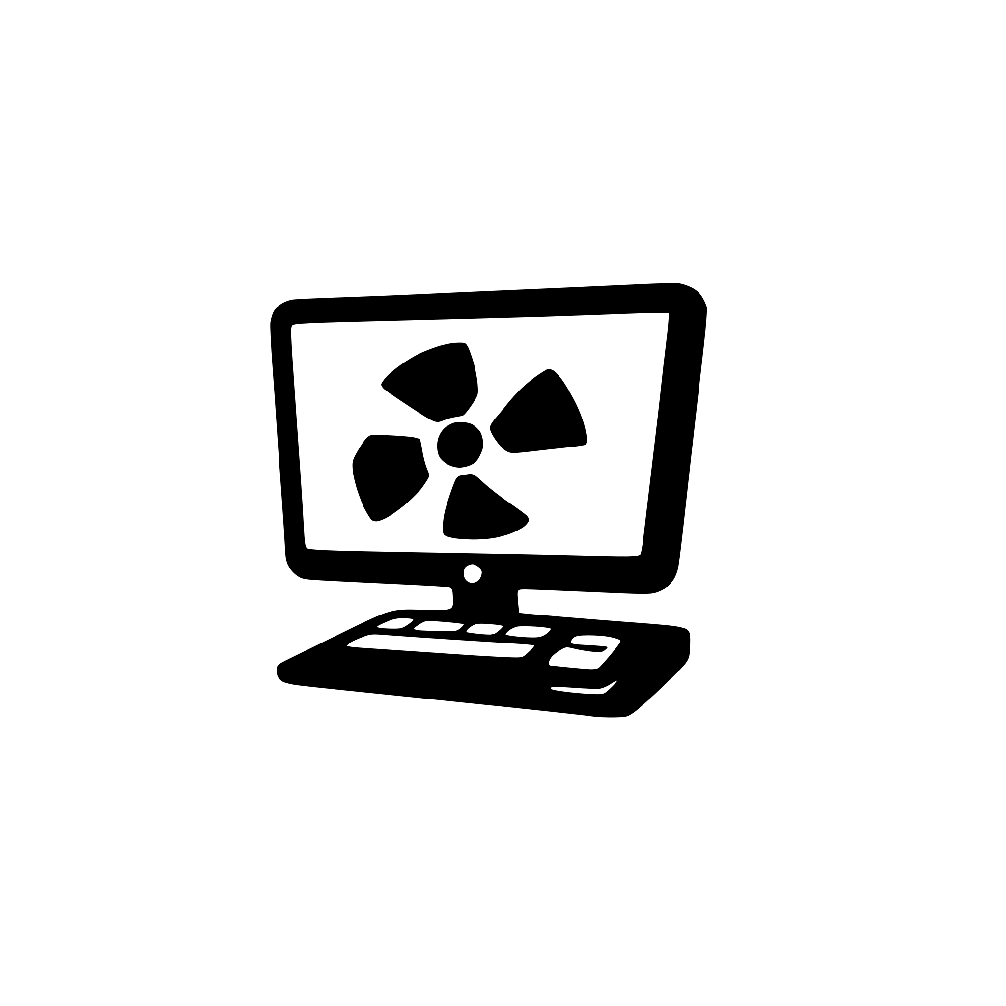 AI-generated SVG of a Remote Desktop Browser Icon