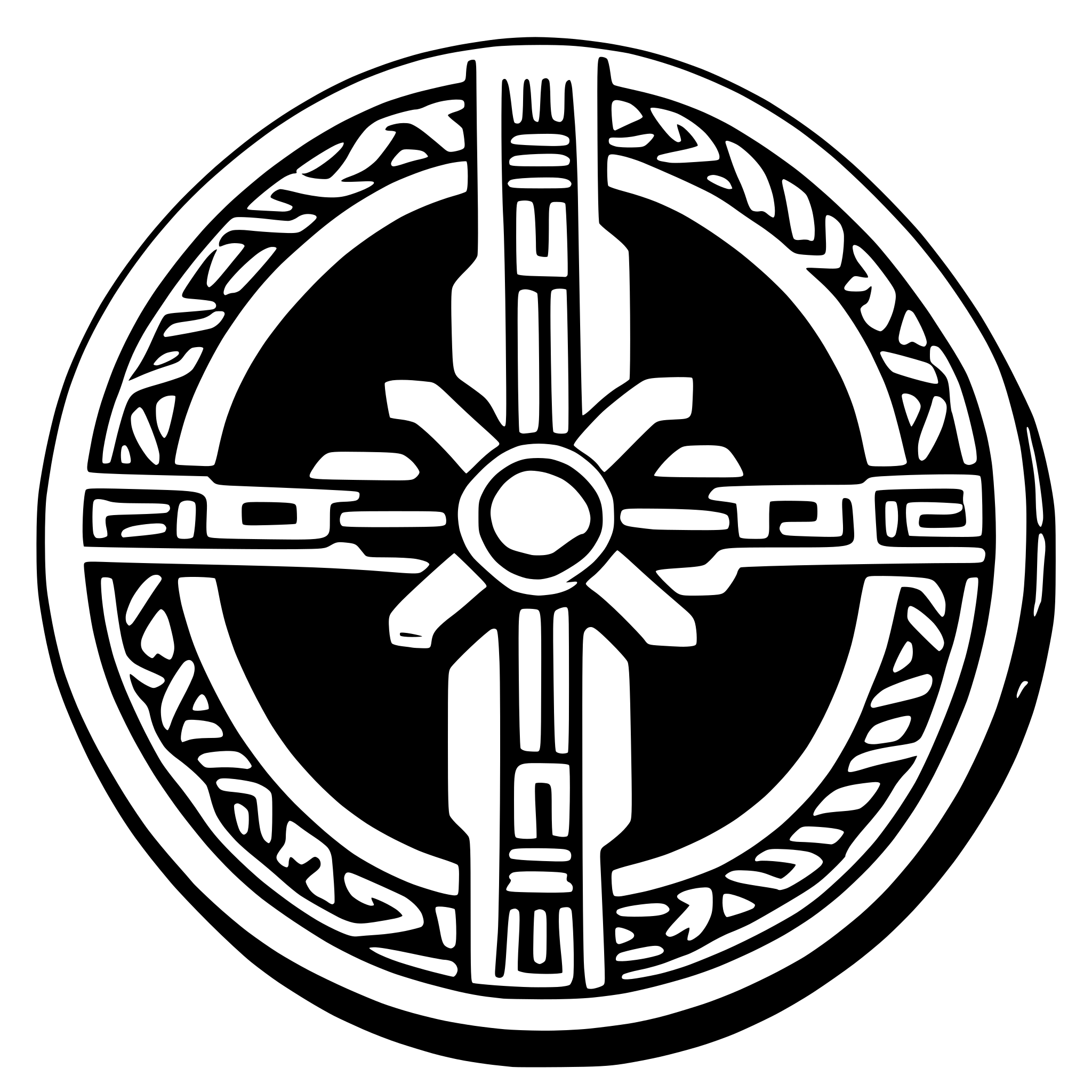 AI-generated SVG of 'coin celte'