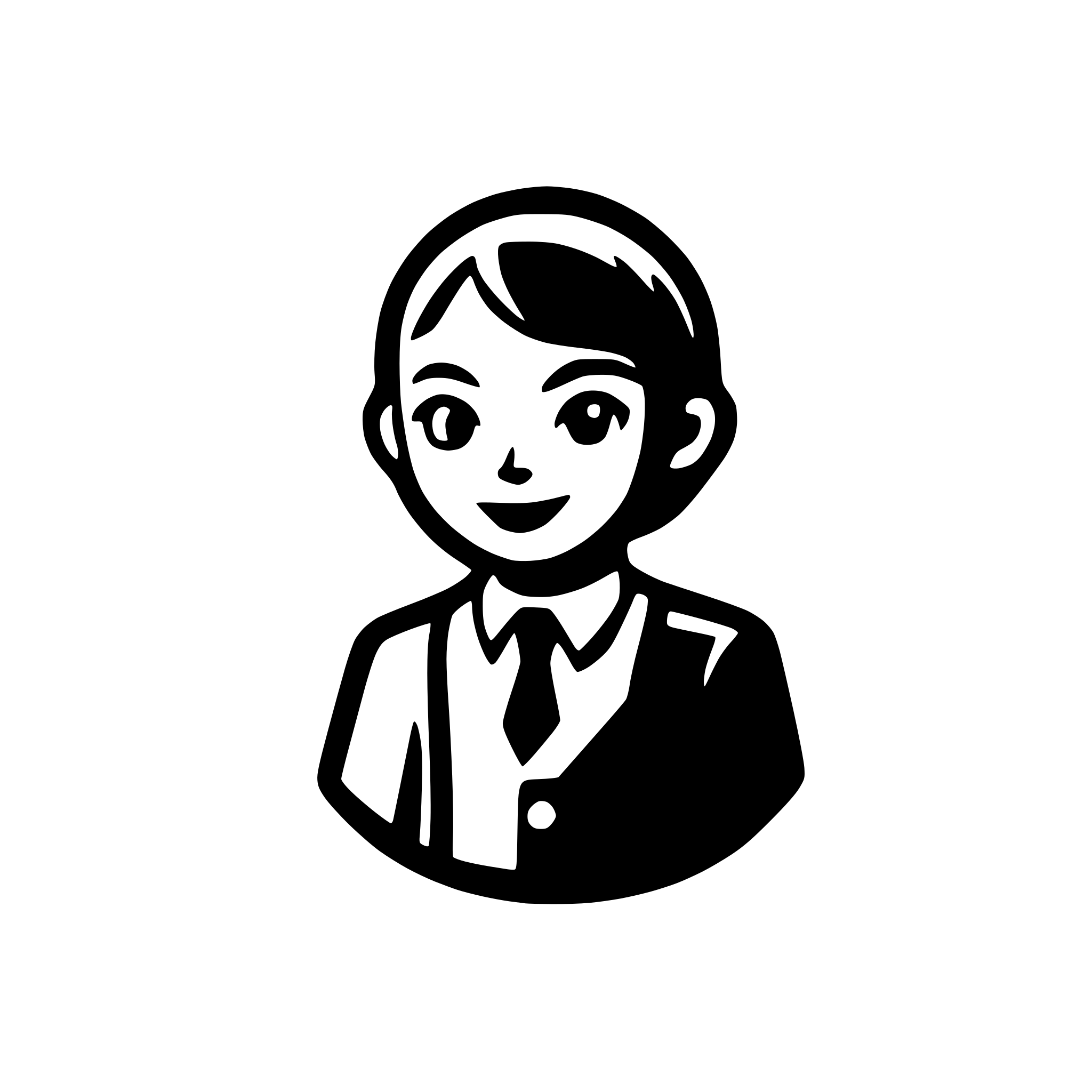 AI-generated SVG of a icon for register in boy school