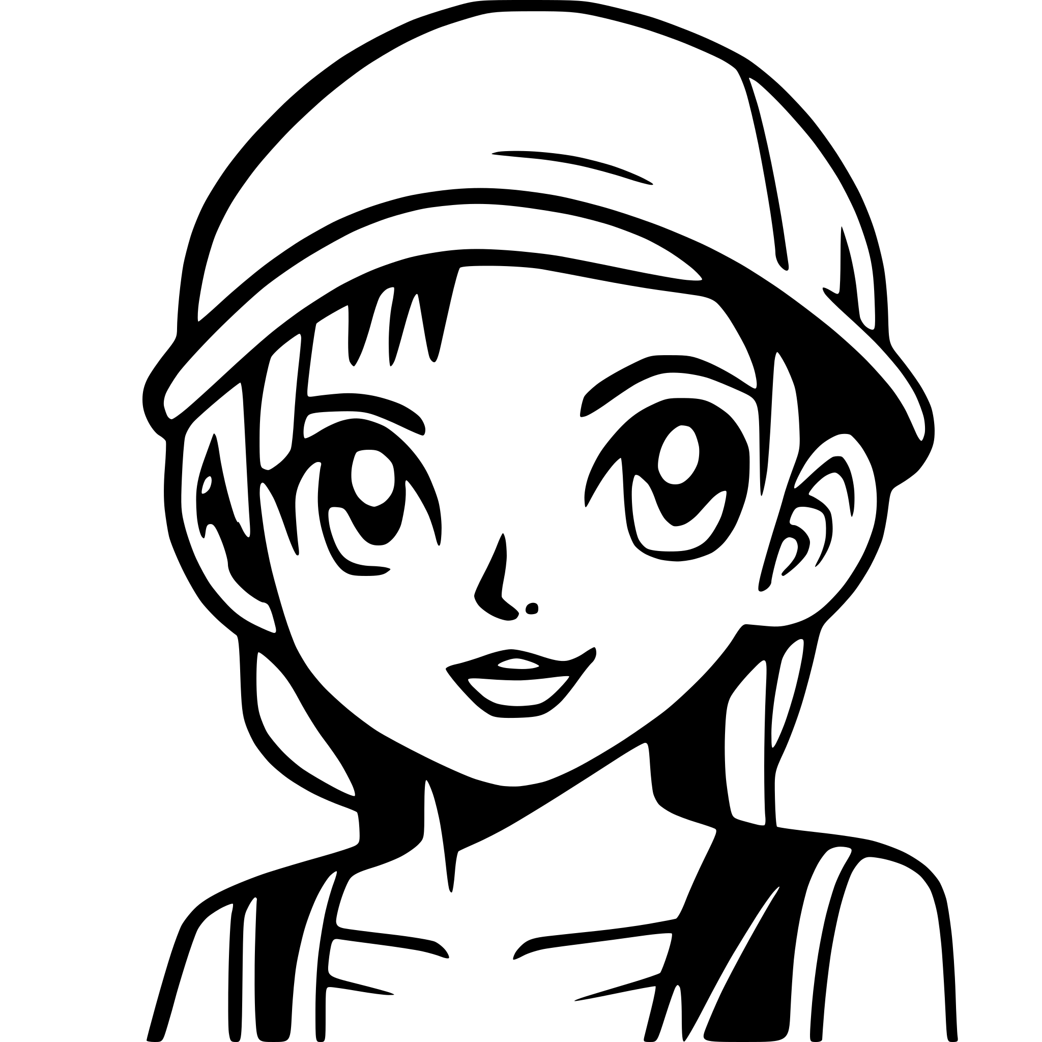 AI-generated SVG of 'caricature of a pokemon trainer looking clueless'
