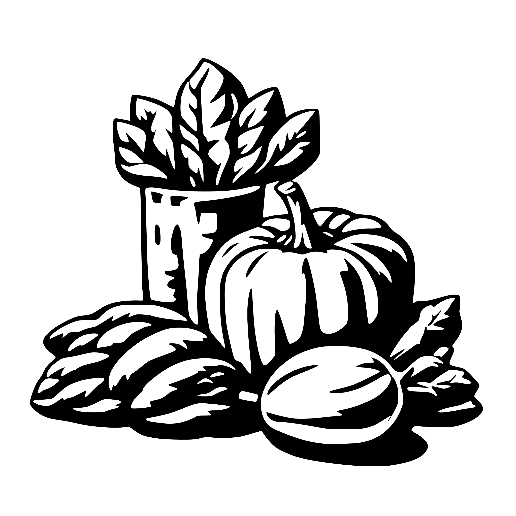 AI-generated SVG of 'vegetables'
