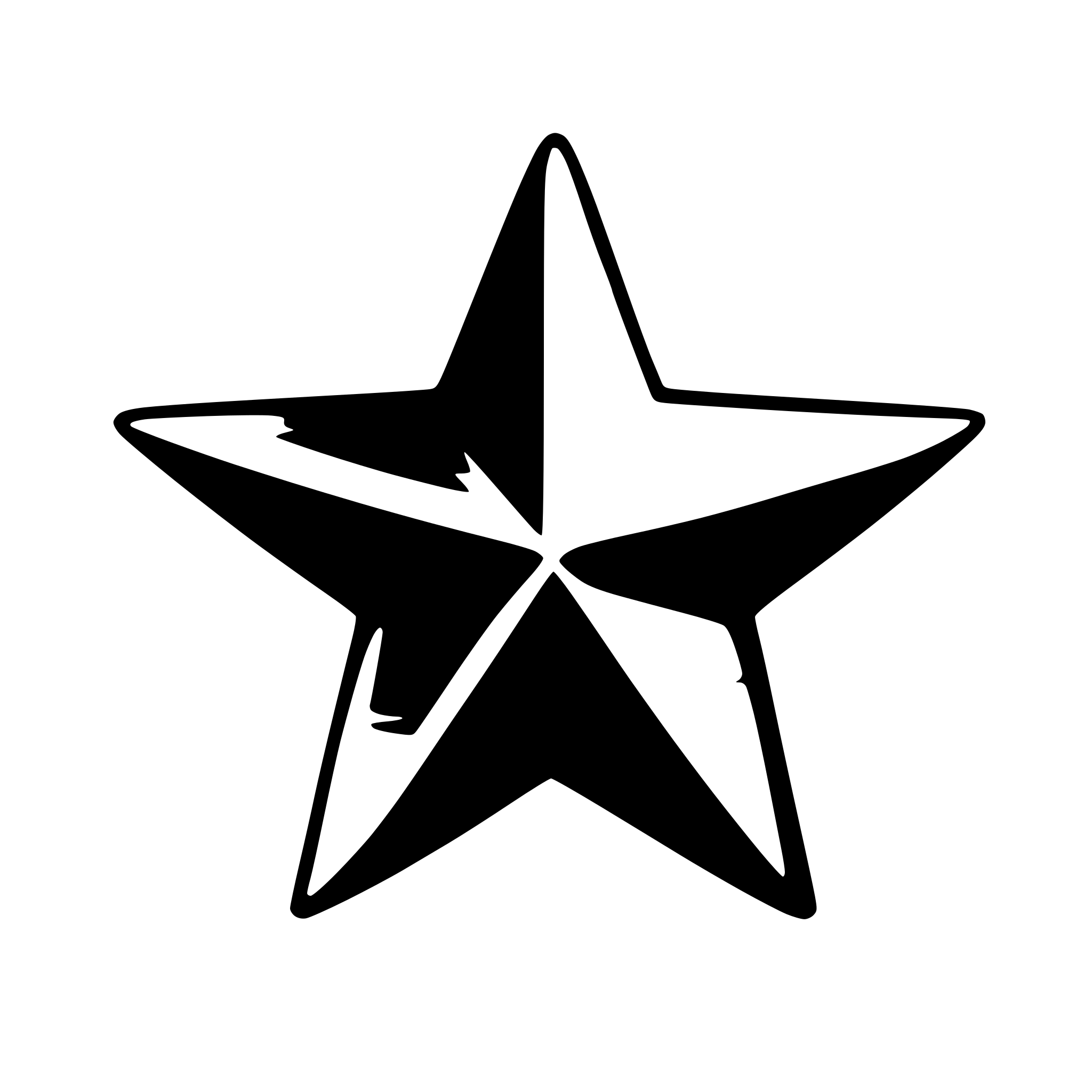 AI-generated SVG of 'blue star'