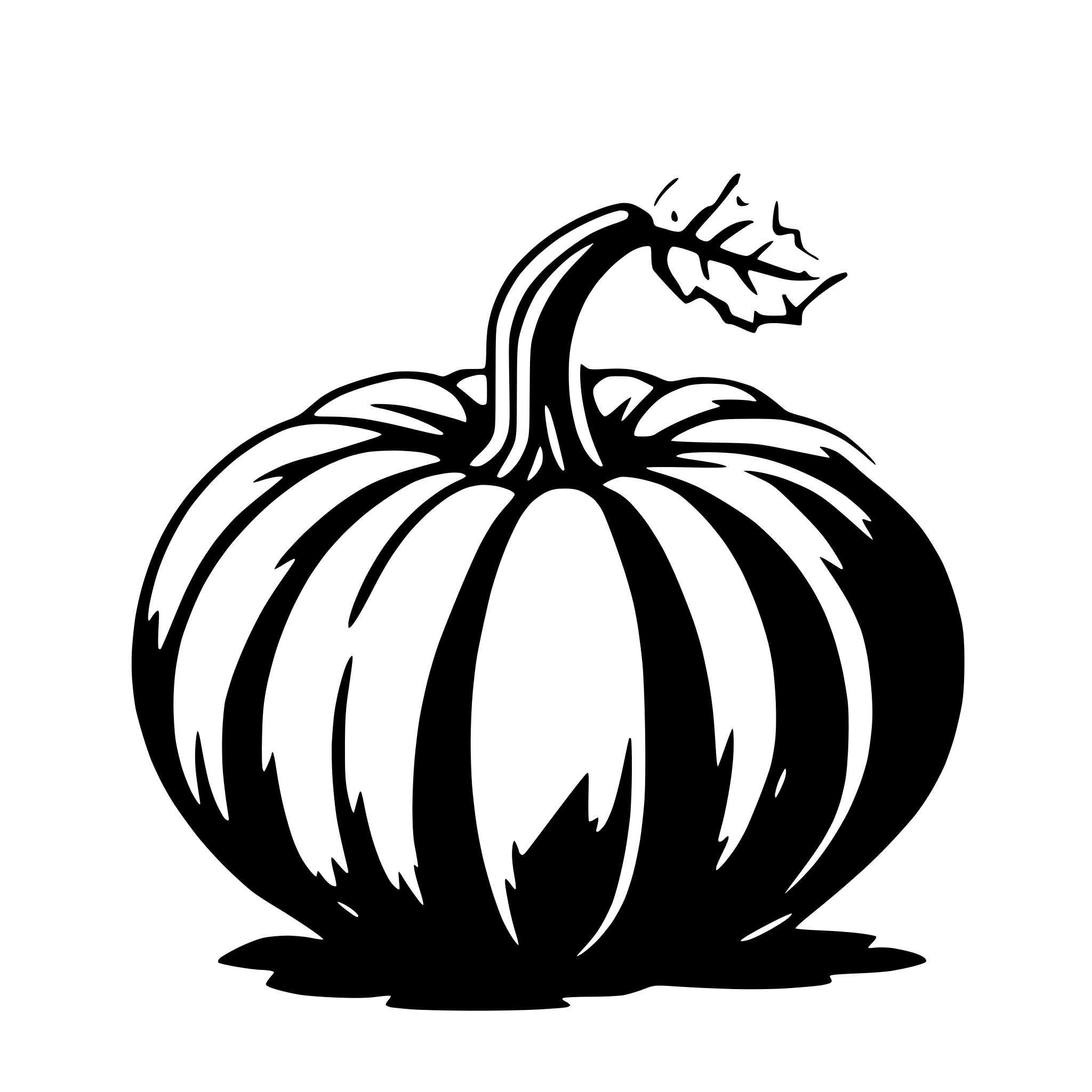 AI-generated SVG of 'autumn pumpkin'