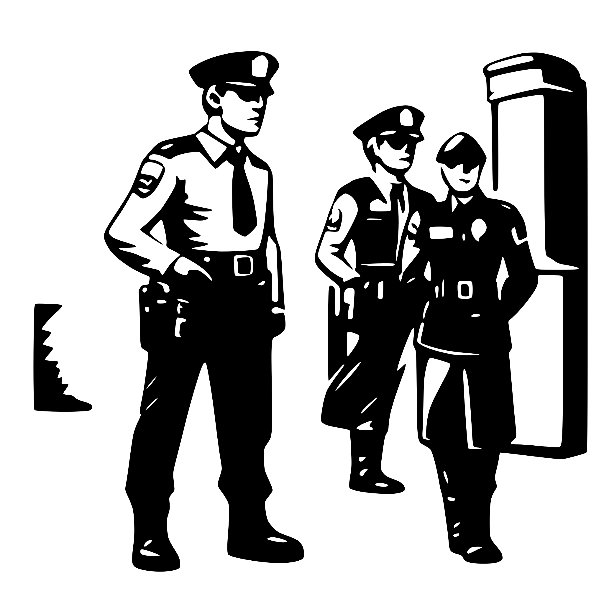 AI-generated SVG of a Police