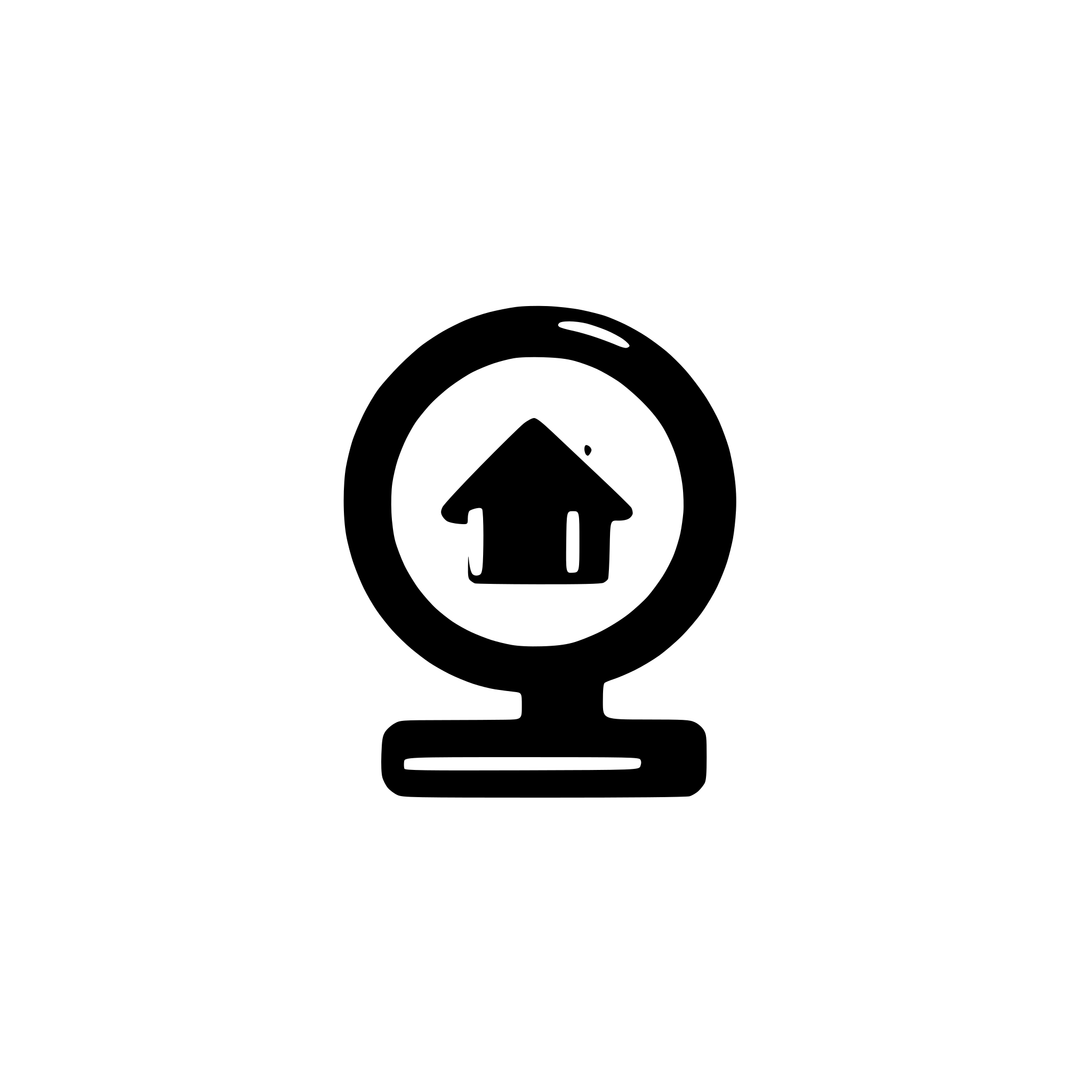 AI-generated SVG of a Home icon, interactive, futuristic