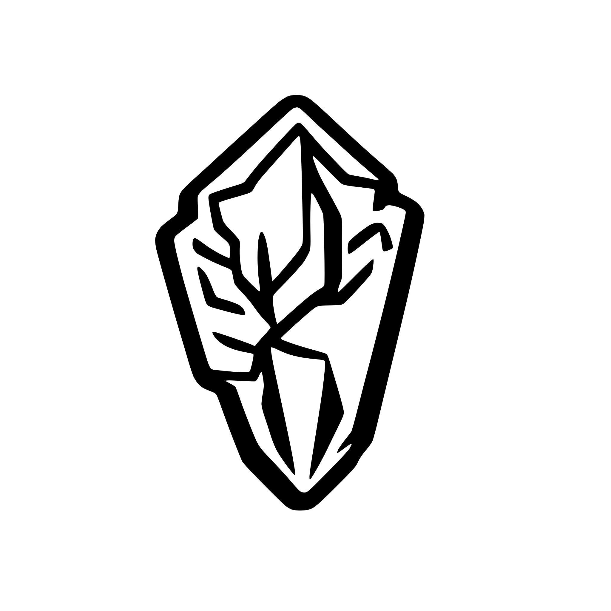AI-generated SVG of 'a single ice crystal'