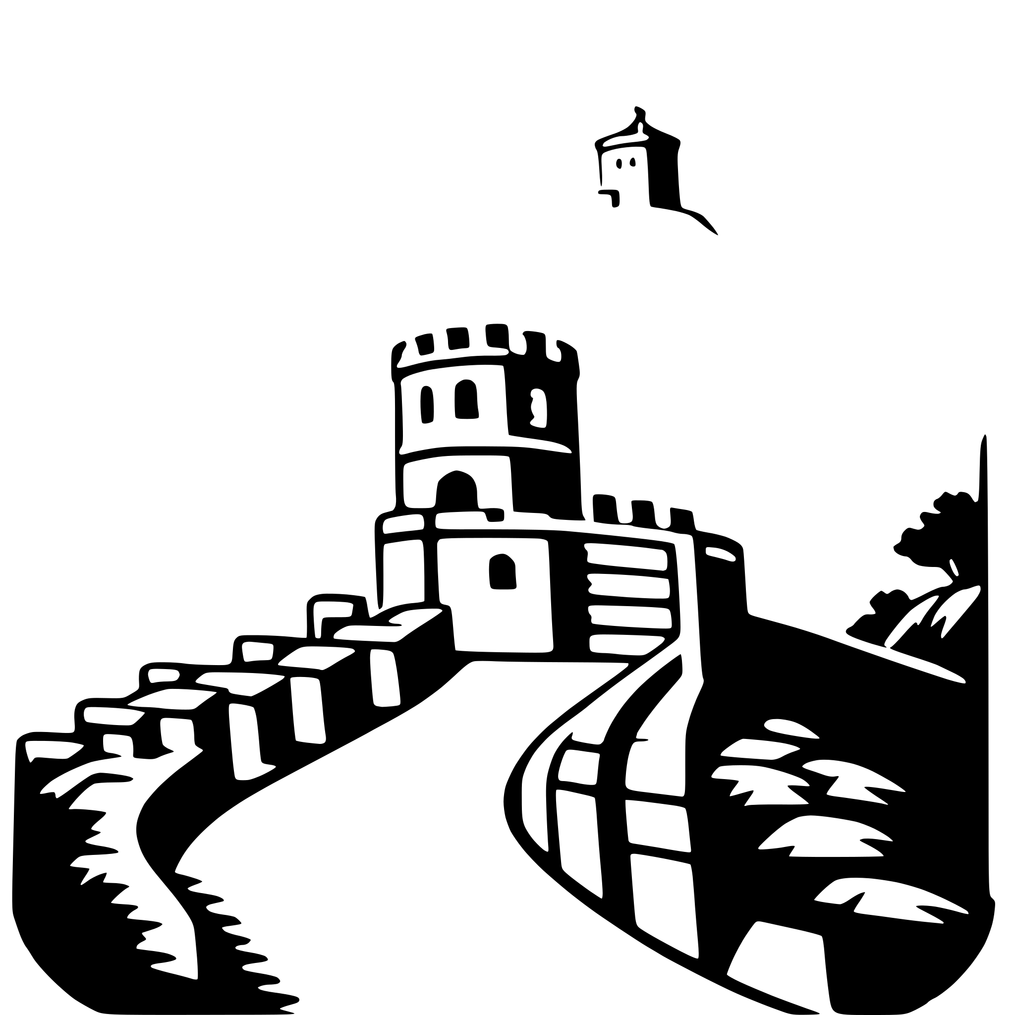 AI-generated SVG of 'great wall of china'