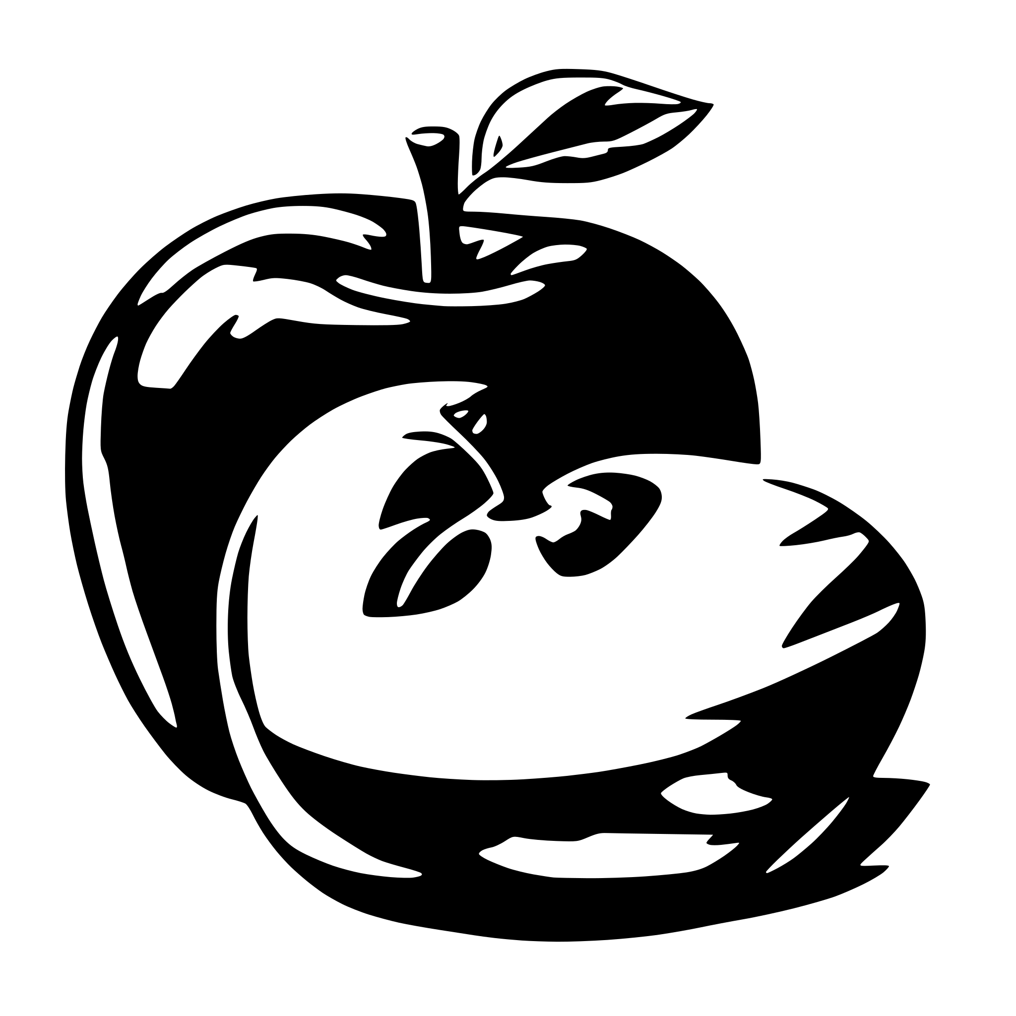 AI-generated SVG of a RED APPLE