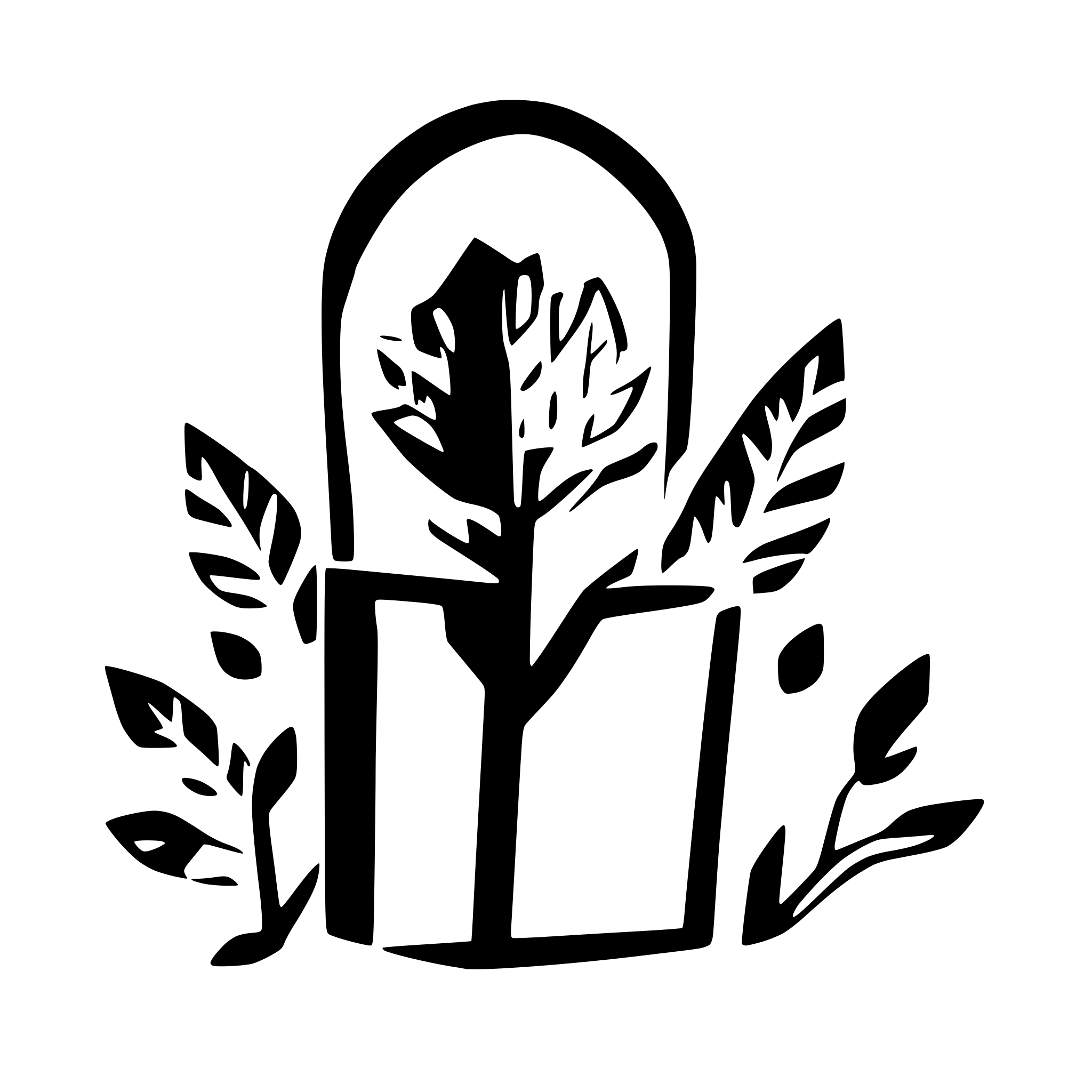 AI-generated SVG of a funeral