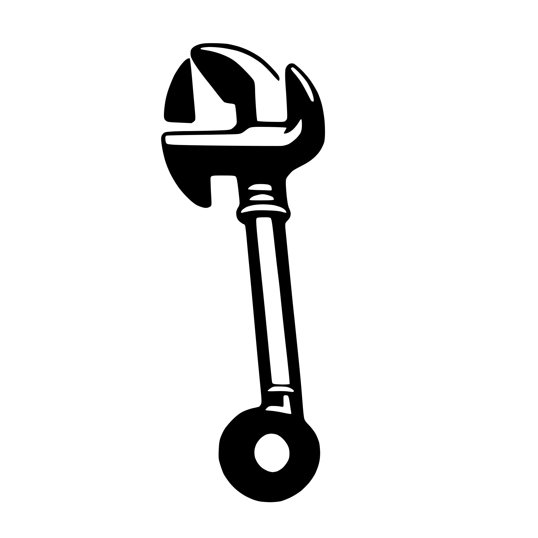 AI-generated SVG of 'wrench'