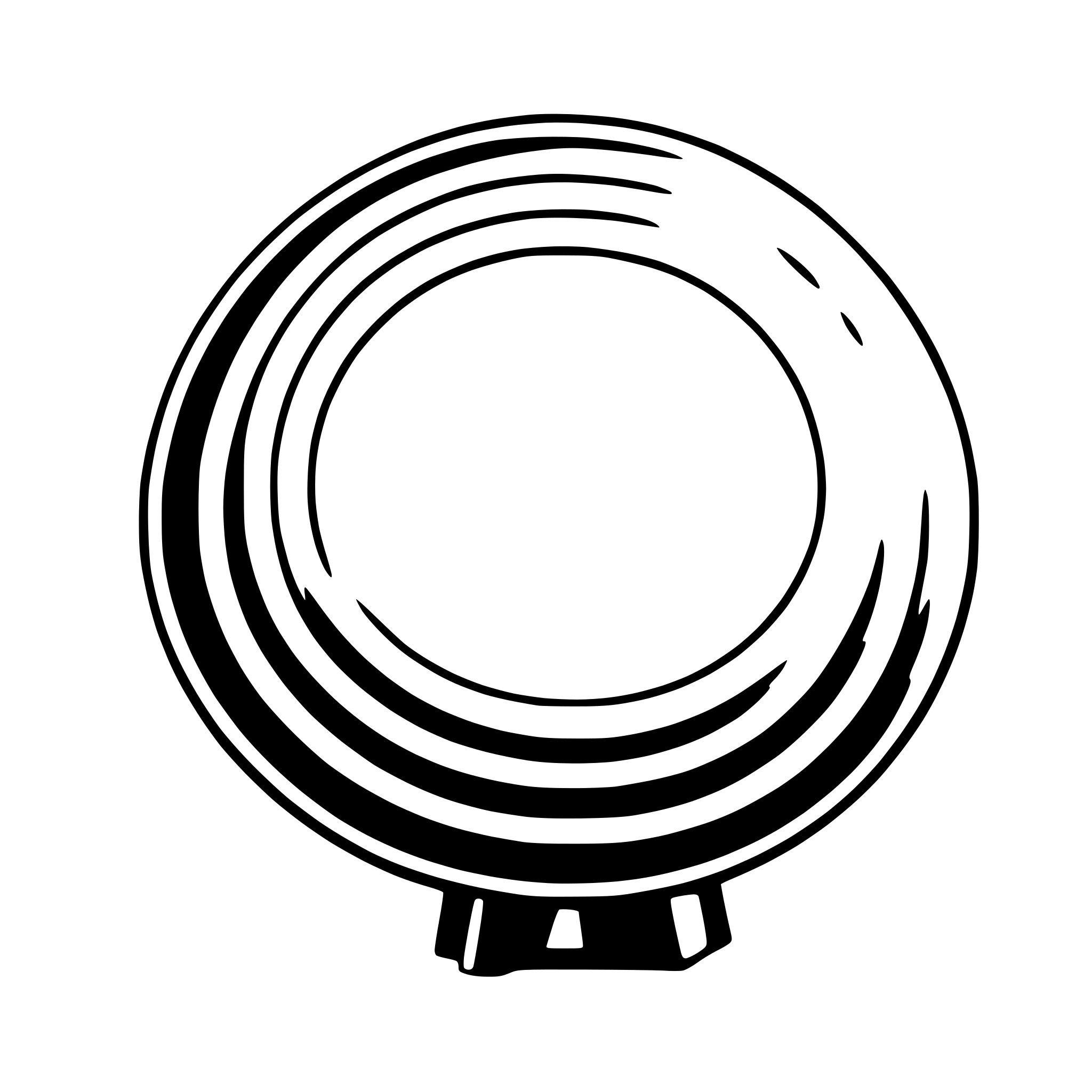 AI-generated SVG of a frisbee