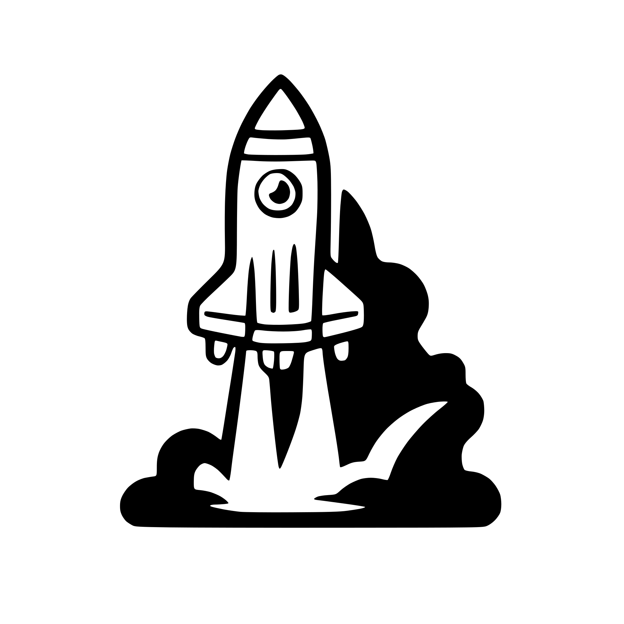 AI-generated SVG of 'rocket launching into sky'