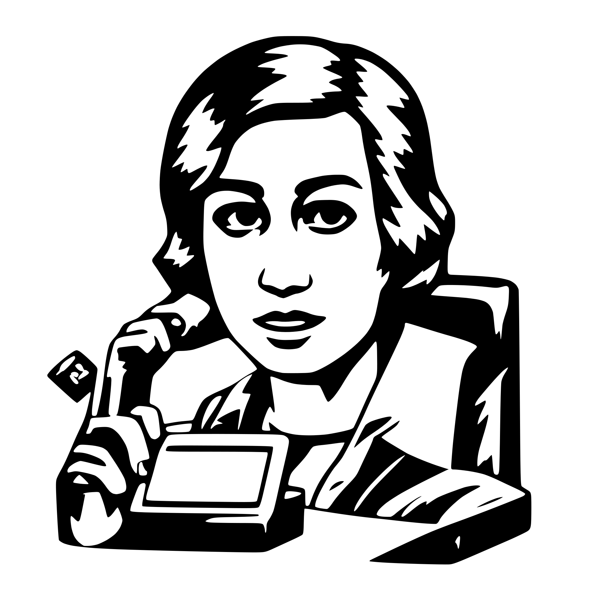 AI-generated SVG of a seseorang duduk di depan komputer dengan ekspresi bingung. AI-generated SVG of a seseorang duduk di depan komputer dengan ekspresi bingung.