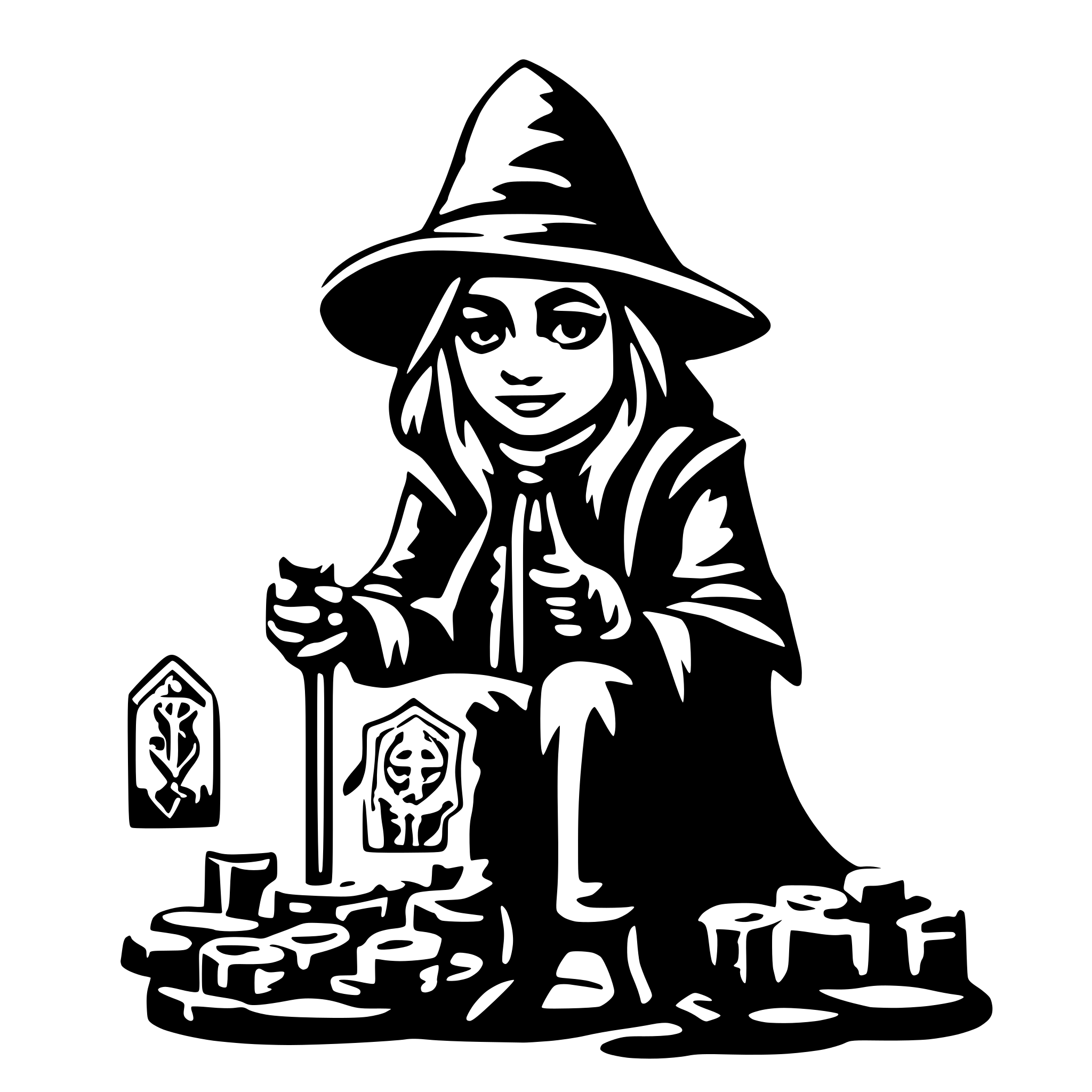 AI-generated SVG of 'Money mage'