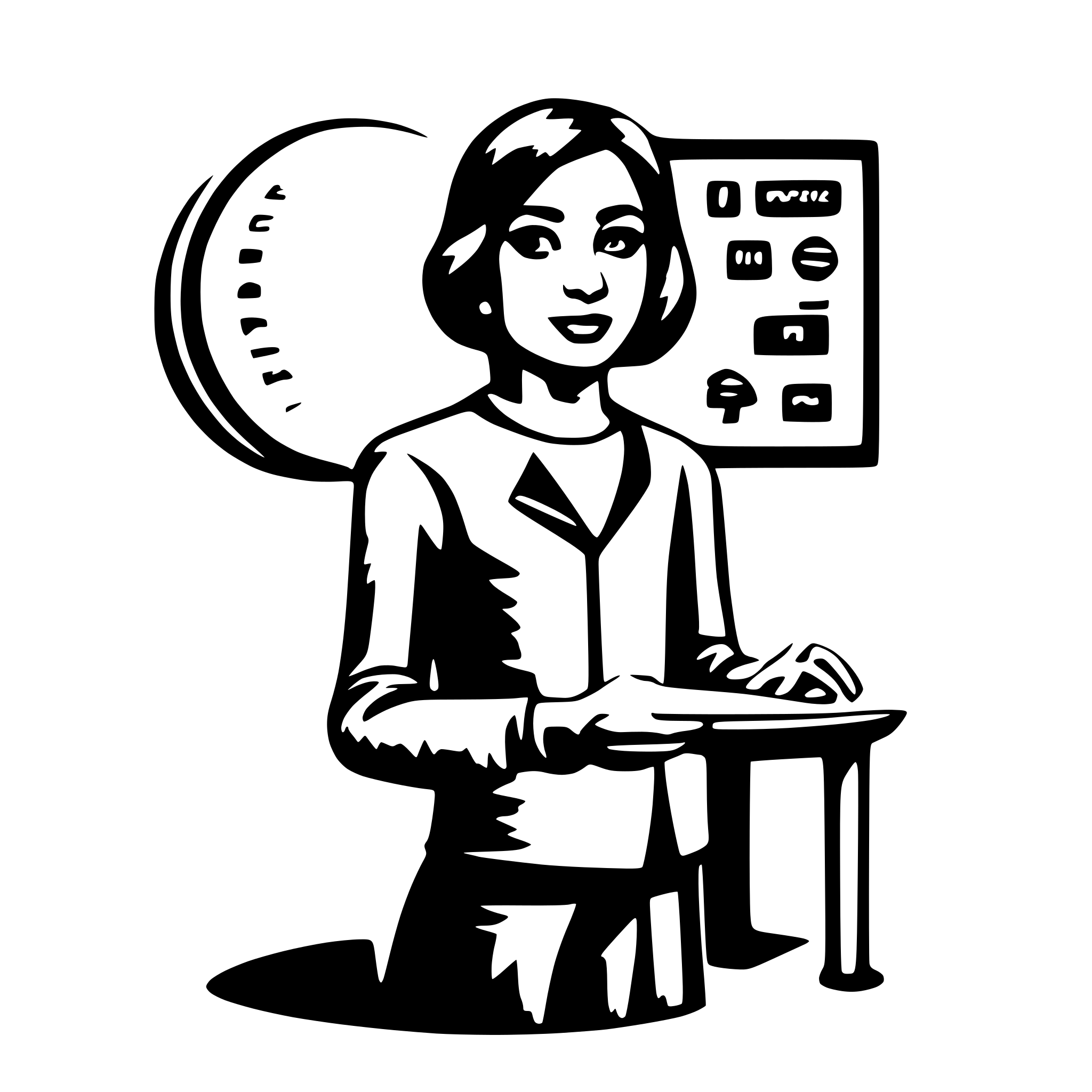 AI-generated SVG of 'introduce large language model'
