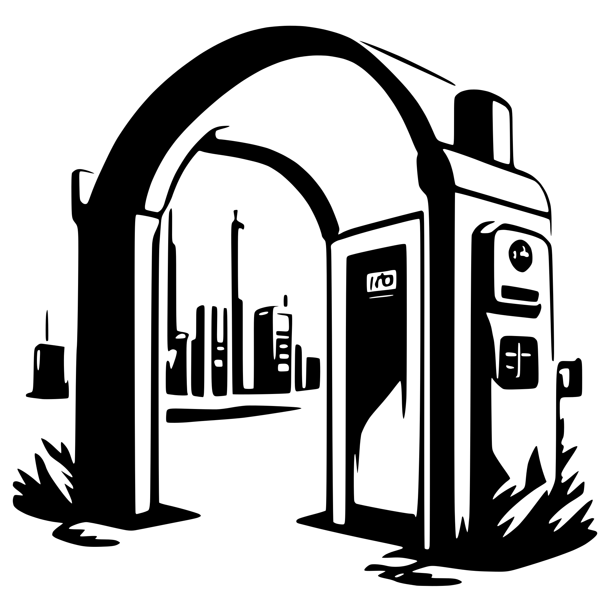 AI-generated SVG of 'io gateway industry'