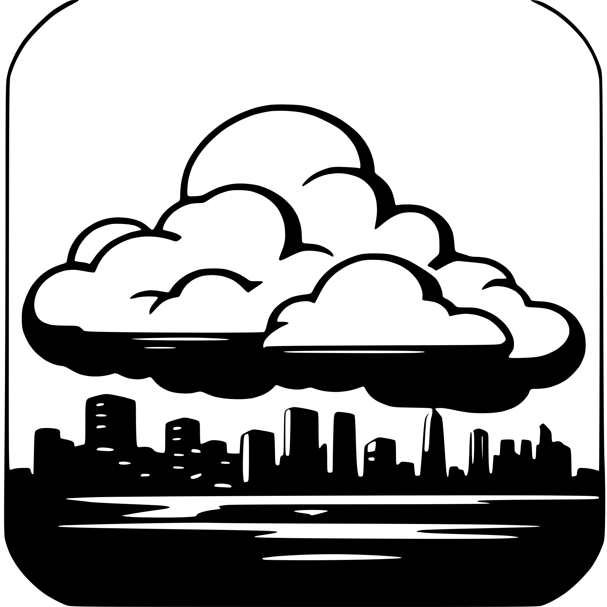 AI-generated SVG of 'art deco clouds lightning'