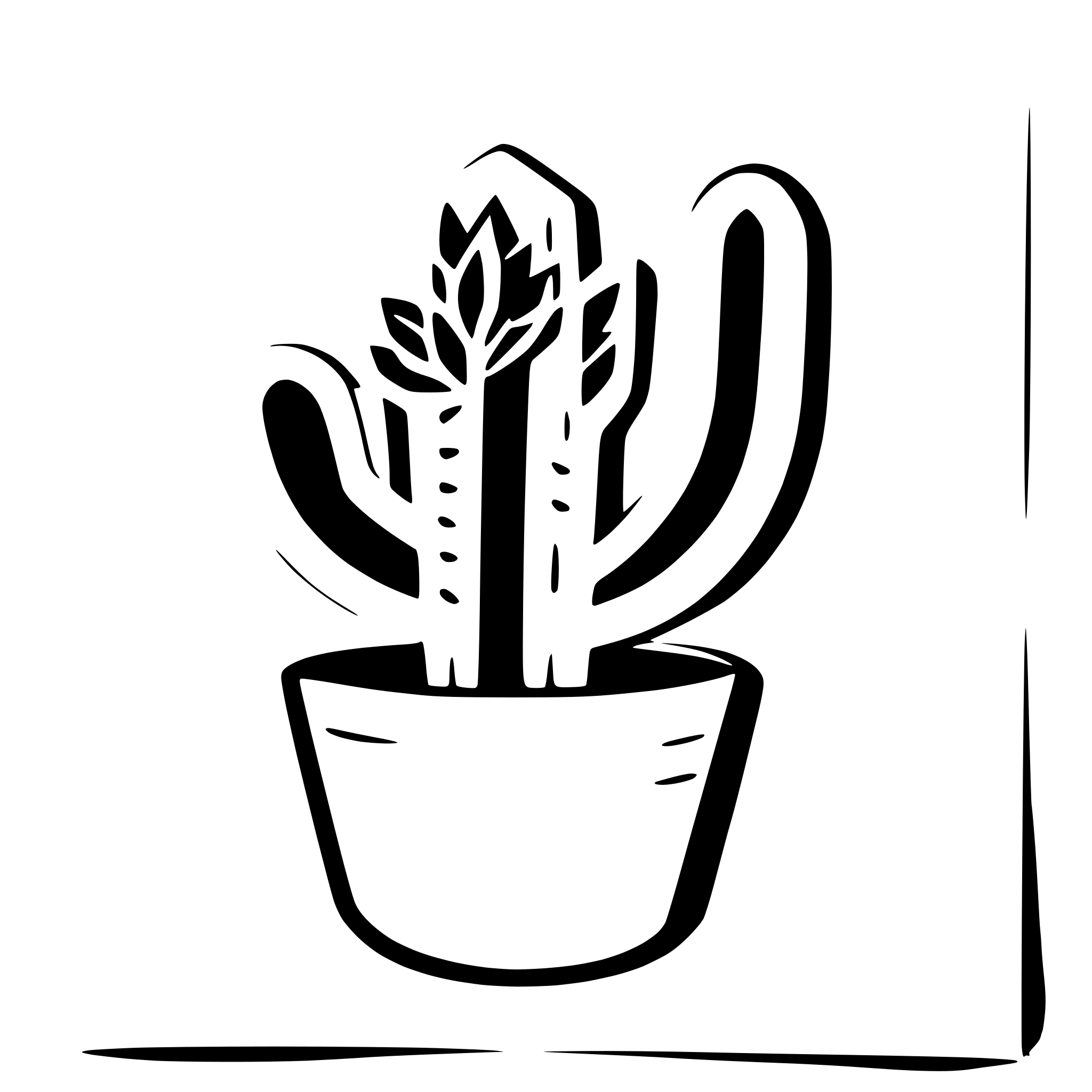 AI-generated SVG of a cactus in a desert landscape