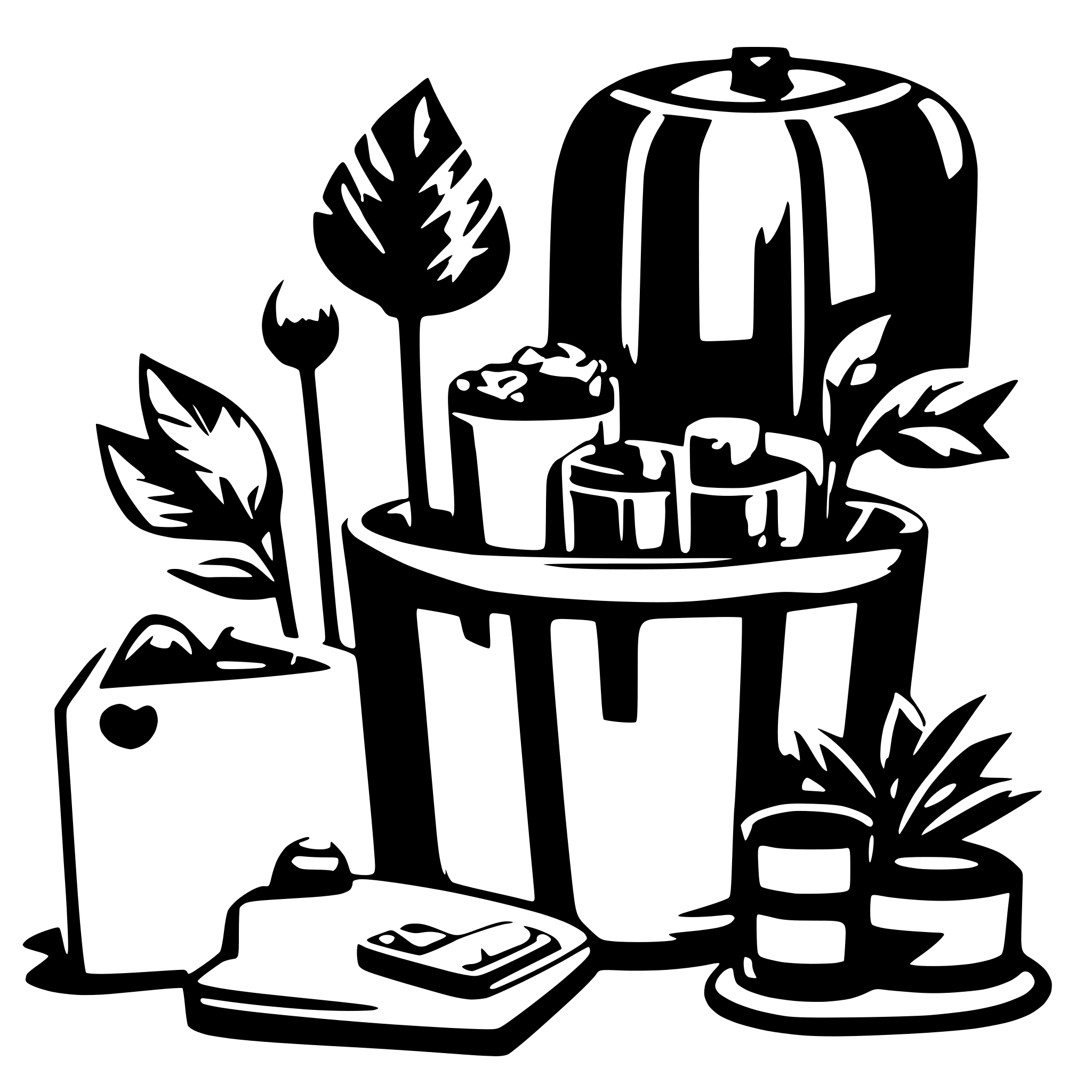 AI-generated SVG of a girly assets or accessories to print on t shirt
