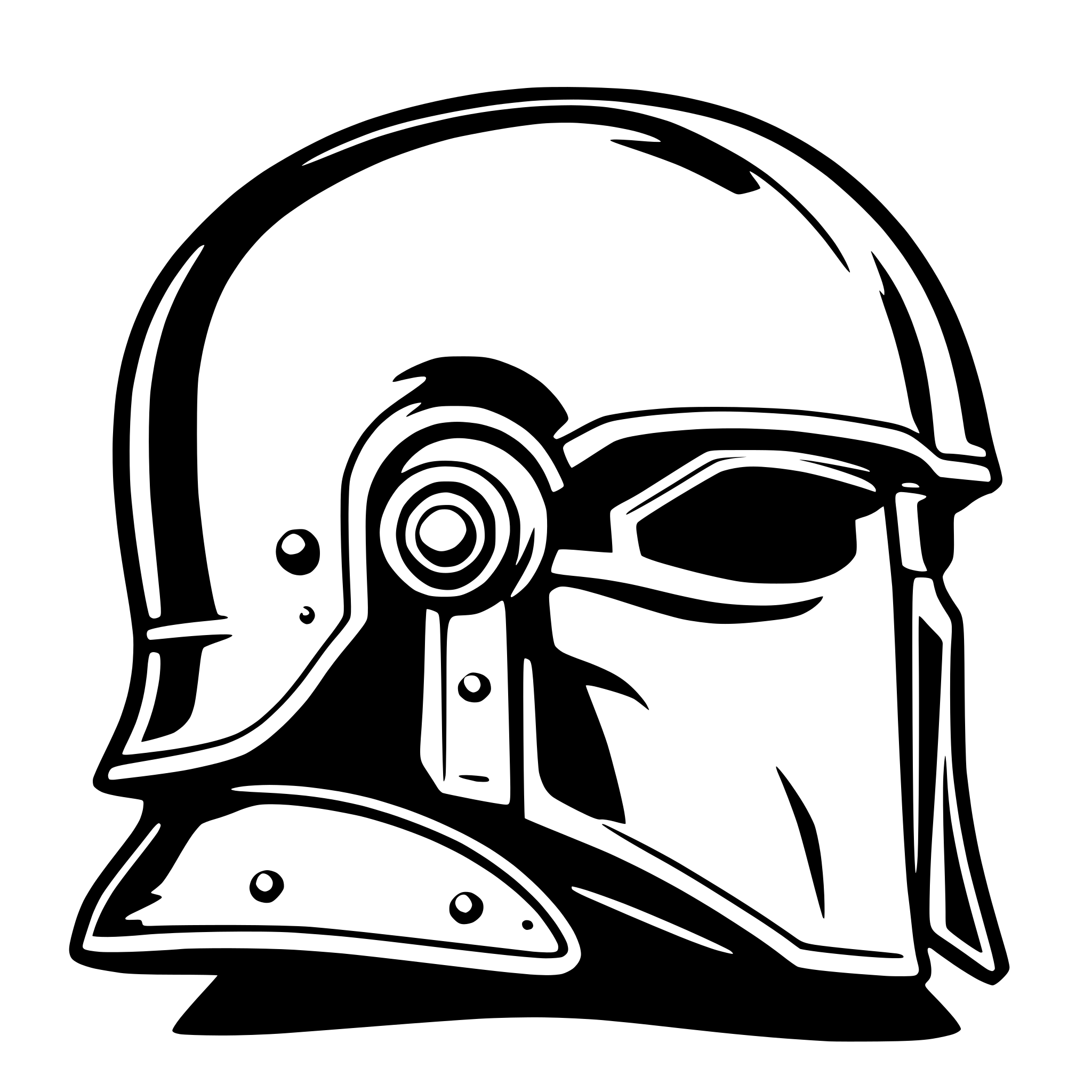 AI-generated SVG of a Warhammer 40k space marine helmet icon
