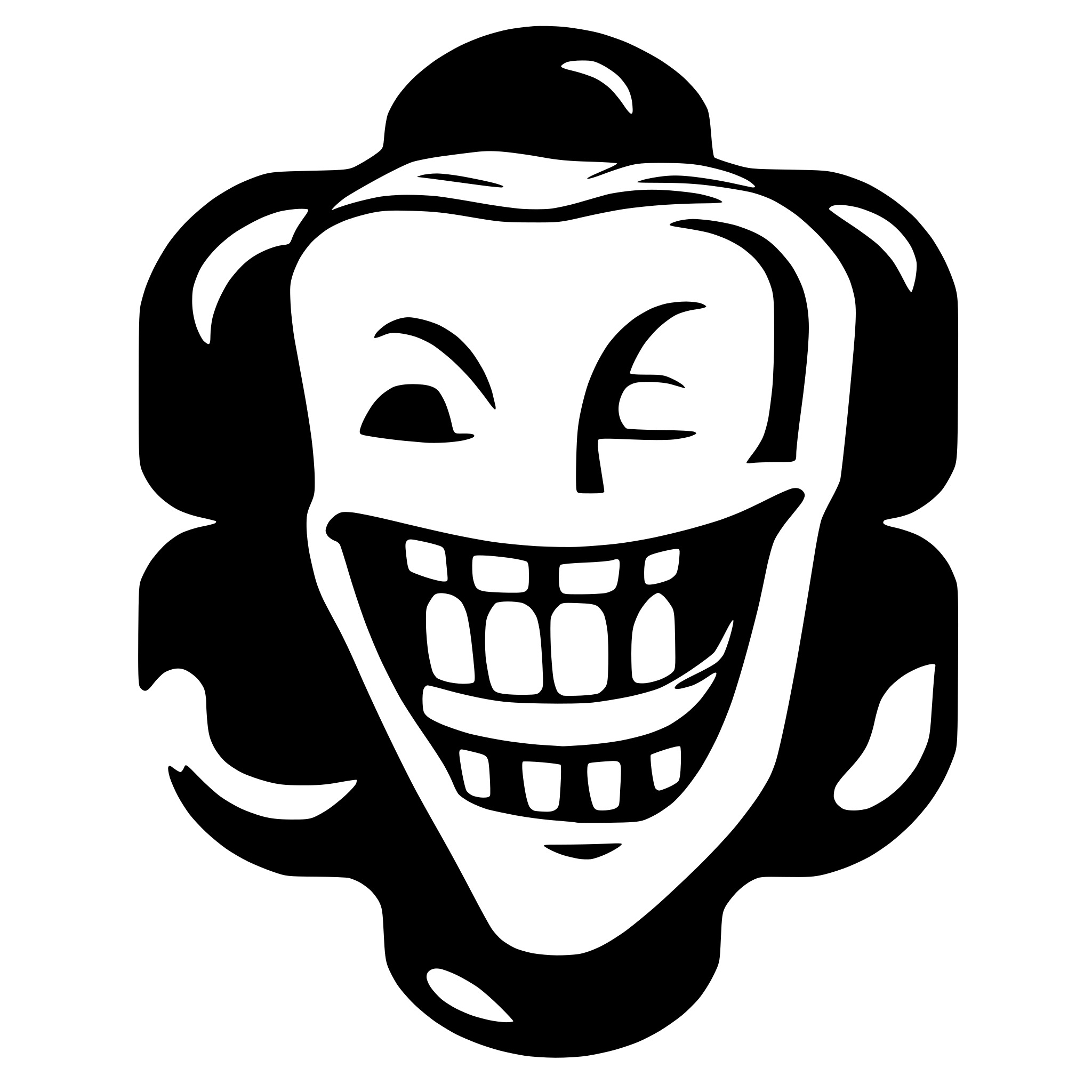 AI-generated SVG of a dental symbols