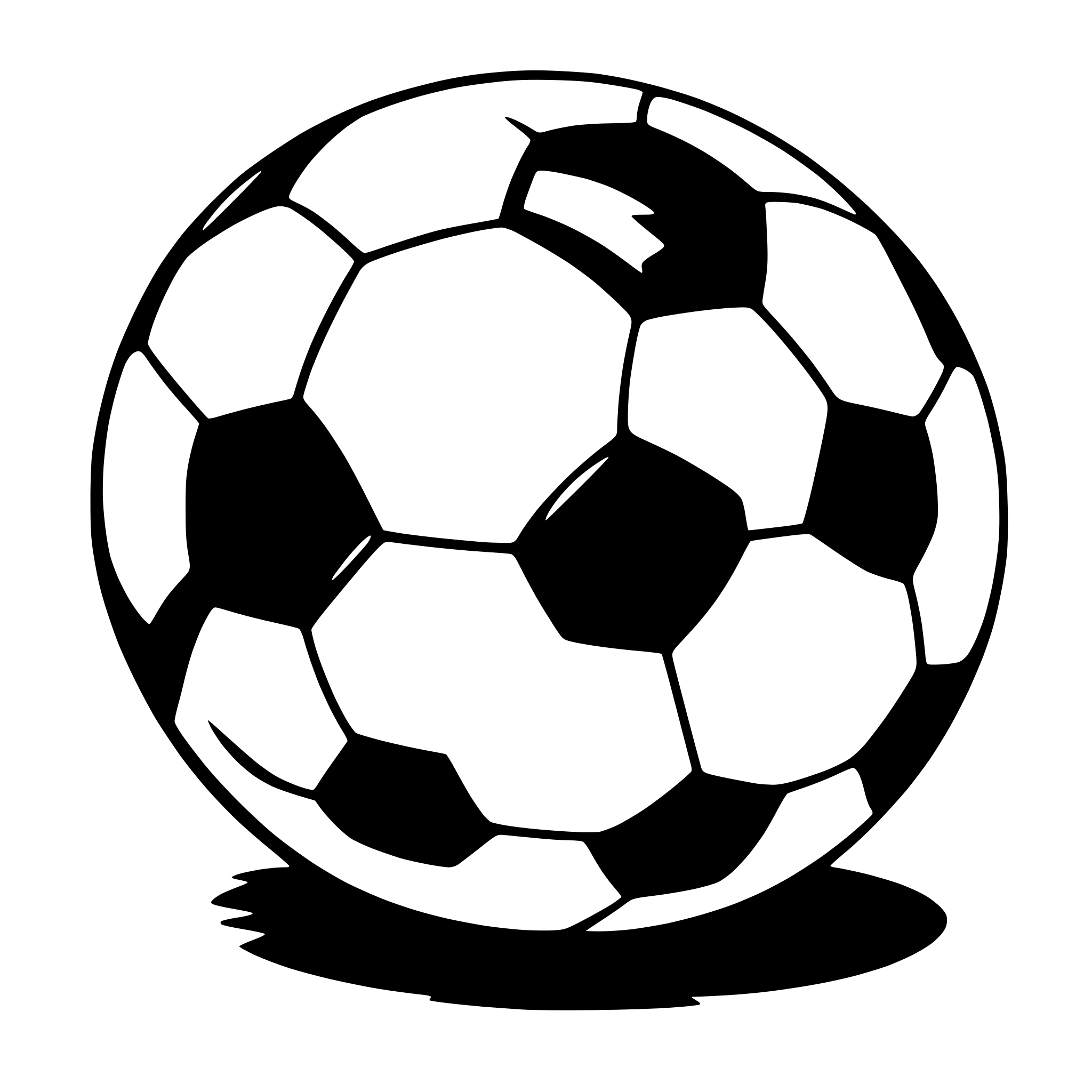 AI-generated SVG of 'soccer ball'