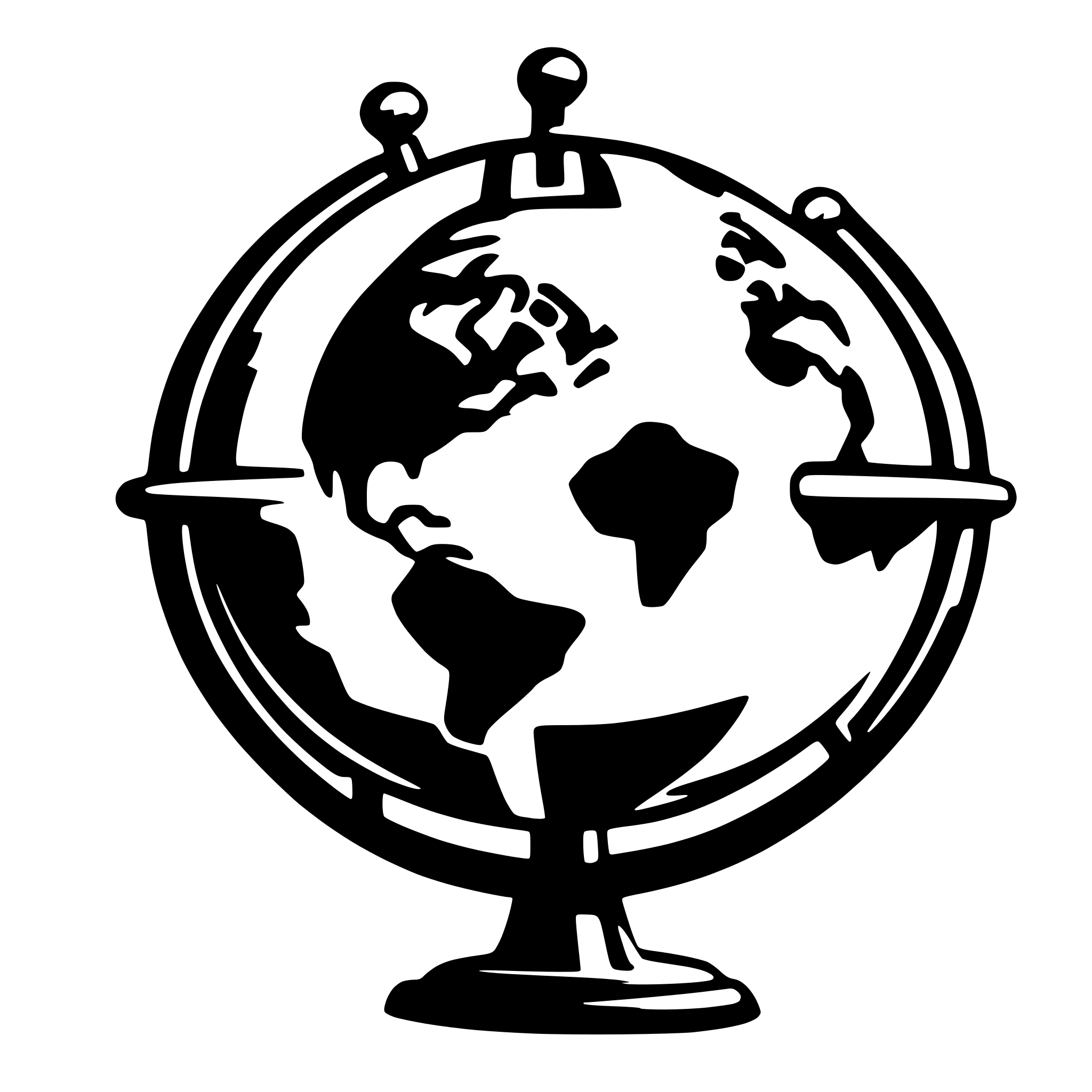 AI-generated SVG of 'create animated world globe'