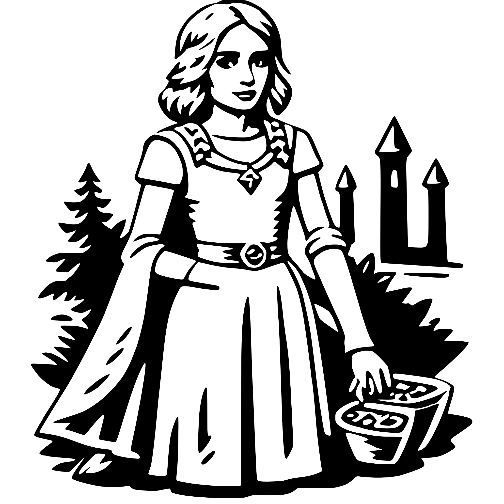 AI-generated SVG of 'frigg'